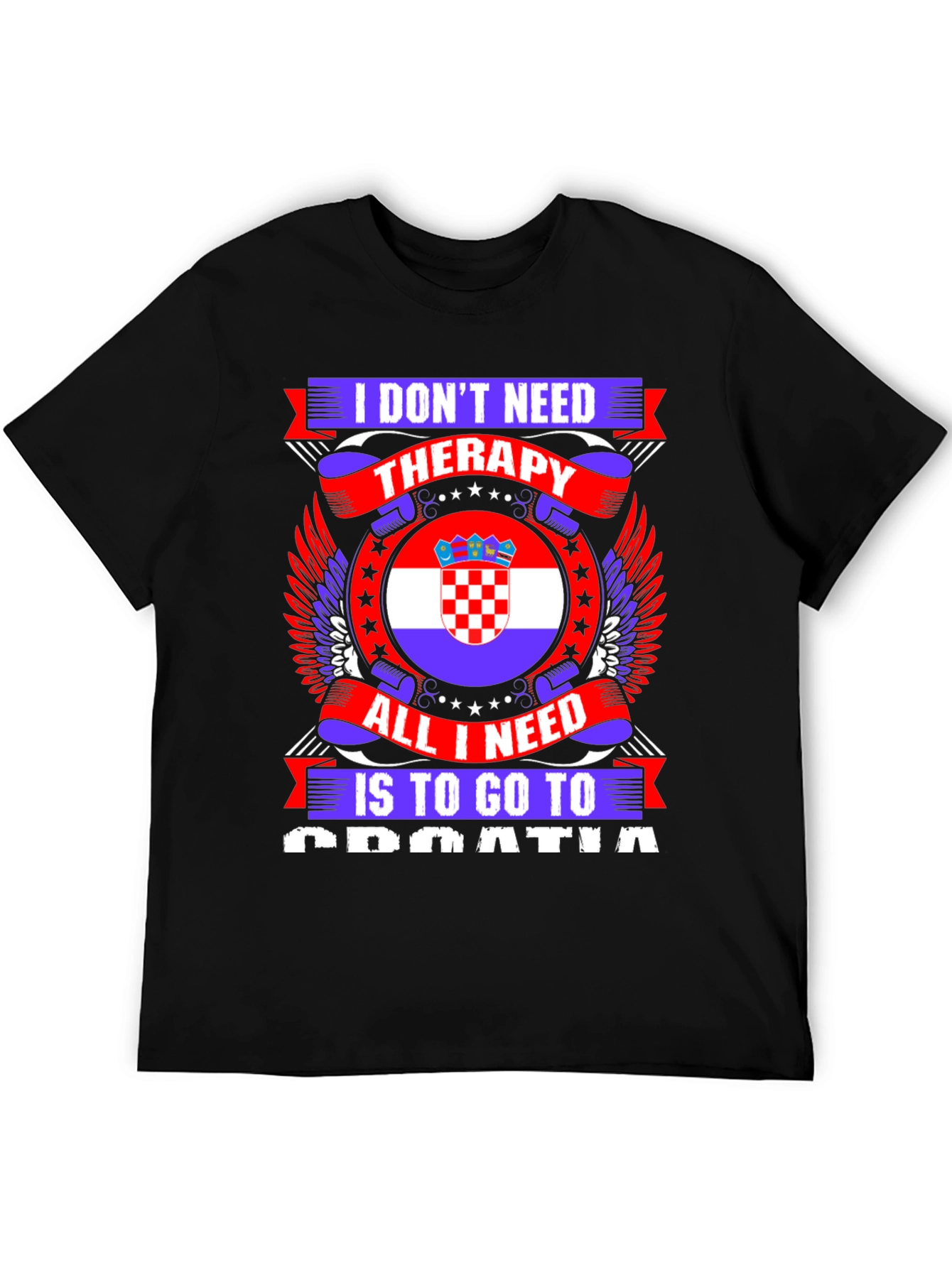 Croatia Therapy T-Shirt