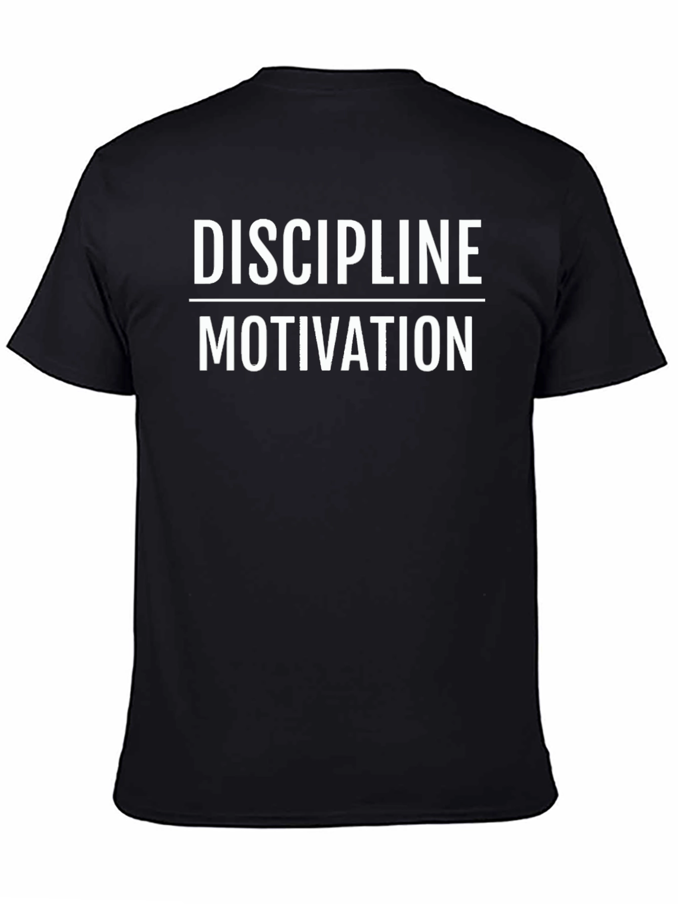 Discipline Motivation Graphic Tee - Black