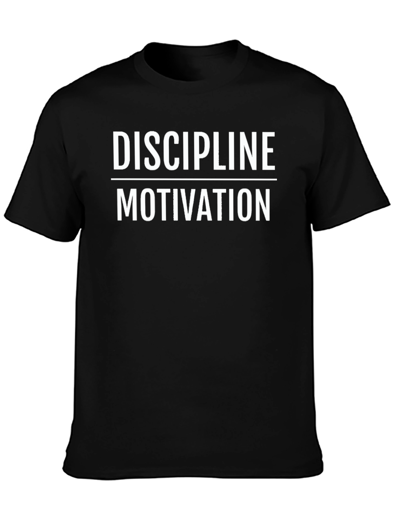 Discipline Motivation Graphic Tee - Black