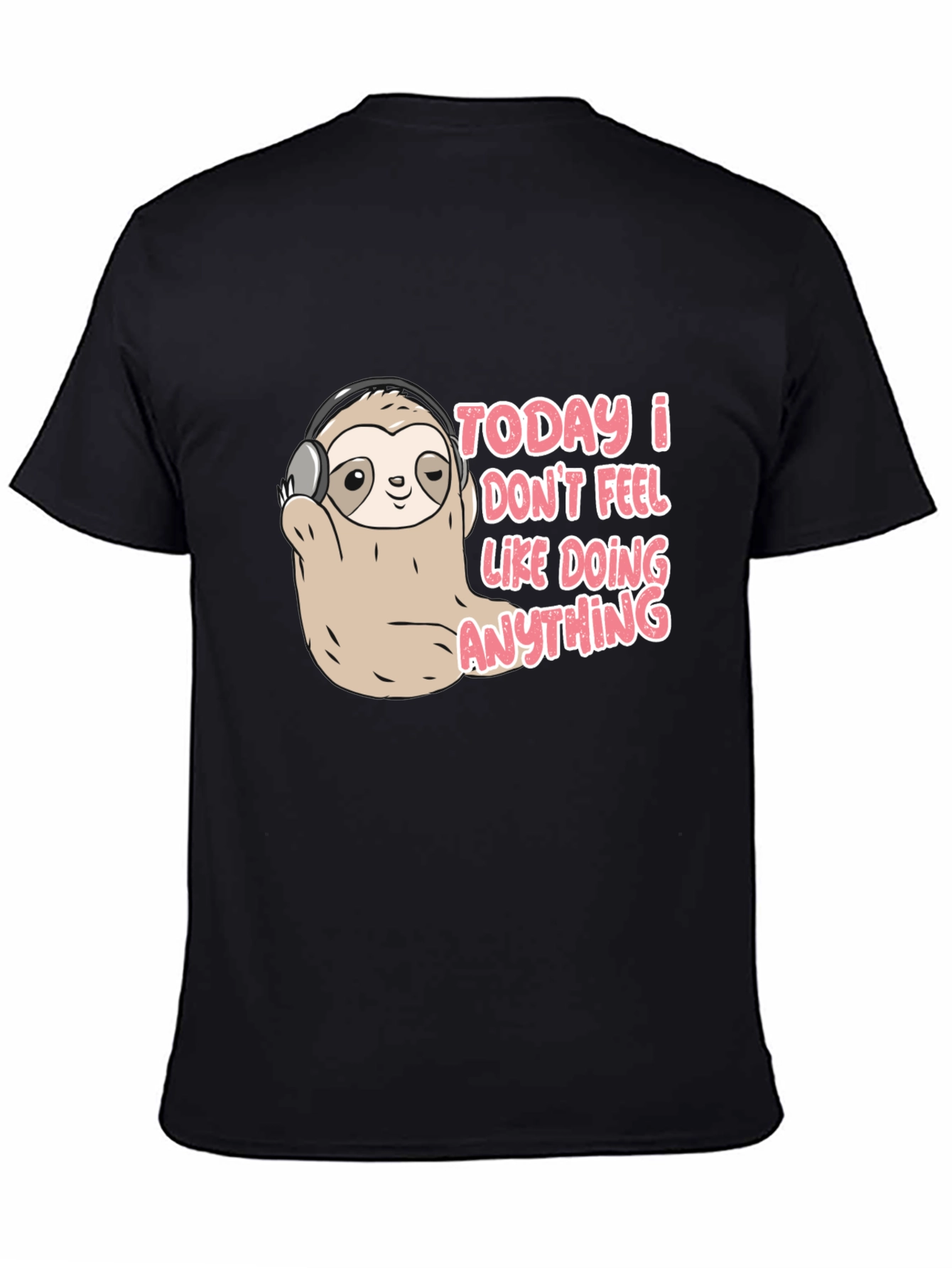 Lazy Sloth Tee - Funny Graphic Novelty T-Shirt
