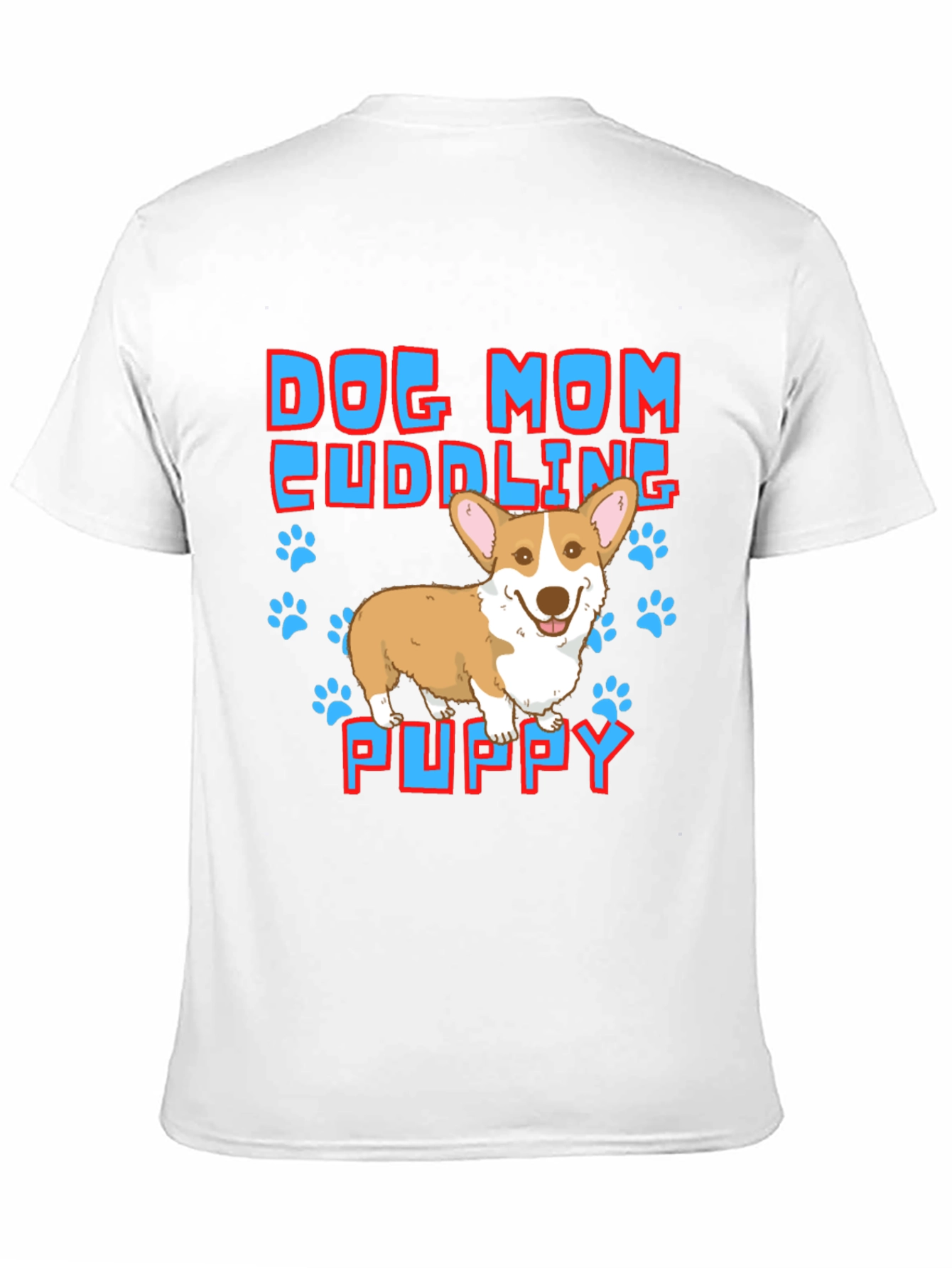 Dog Mom Corgi Puppy T-Shirt