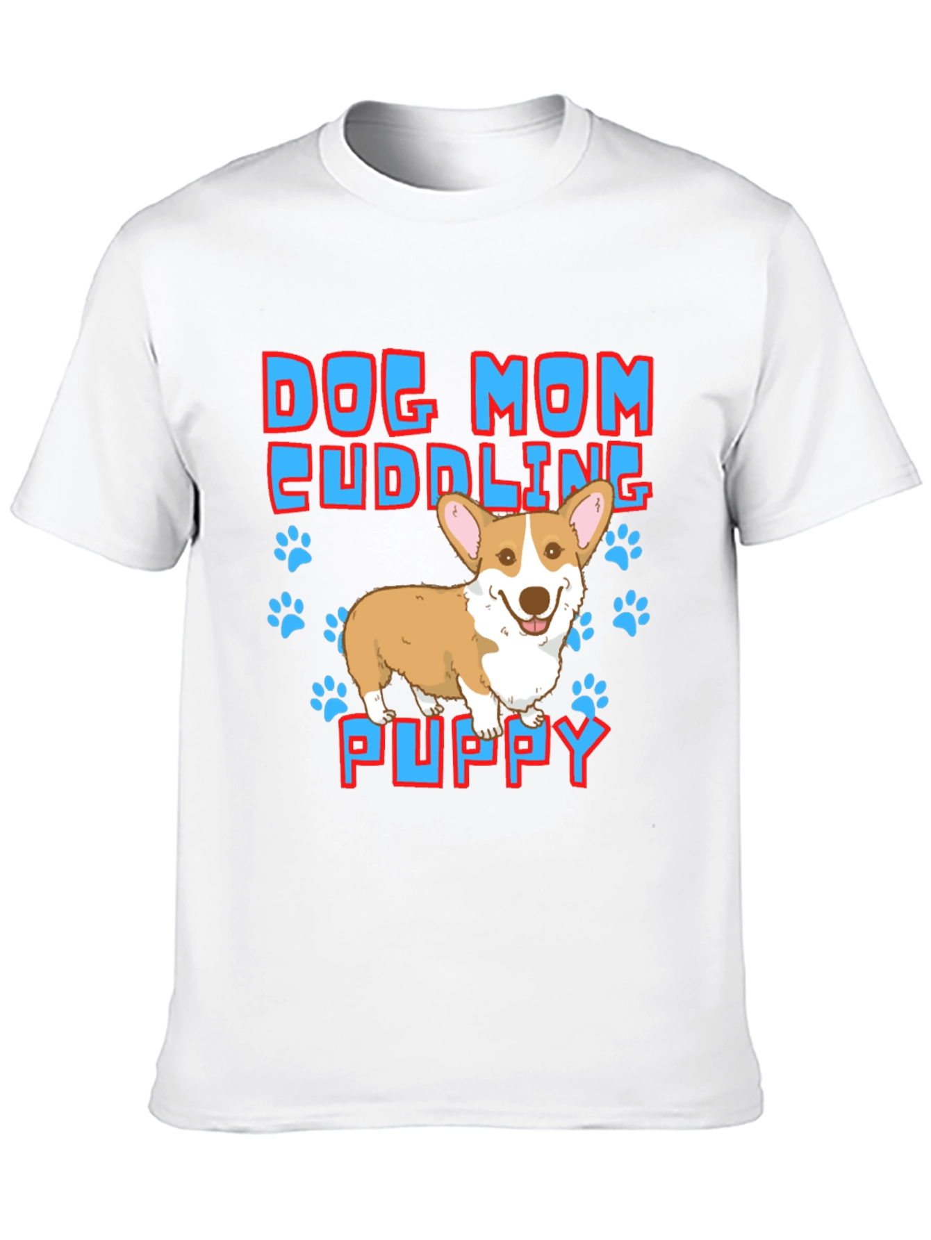 Dog Mom Corgi Puppy T-Shirt