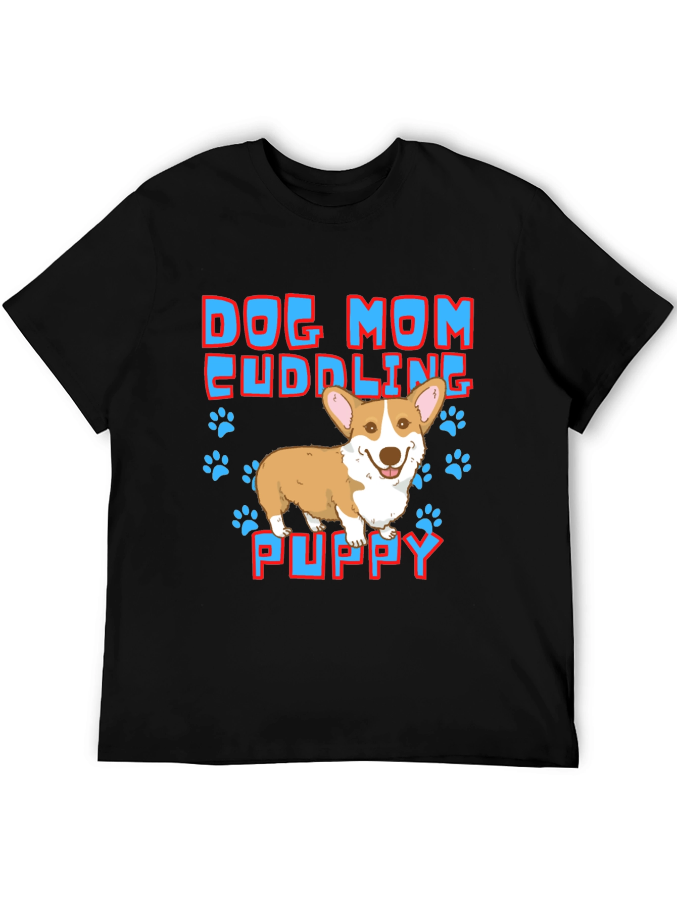 Dog Mom Corgi Puppy T-Shirt