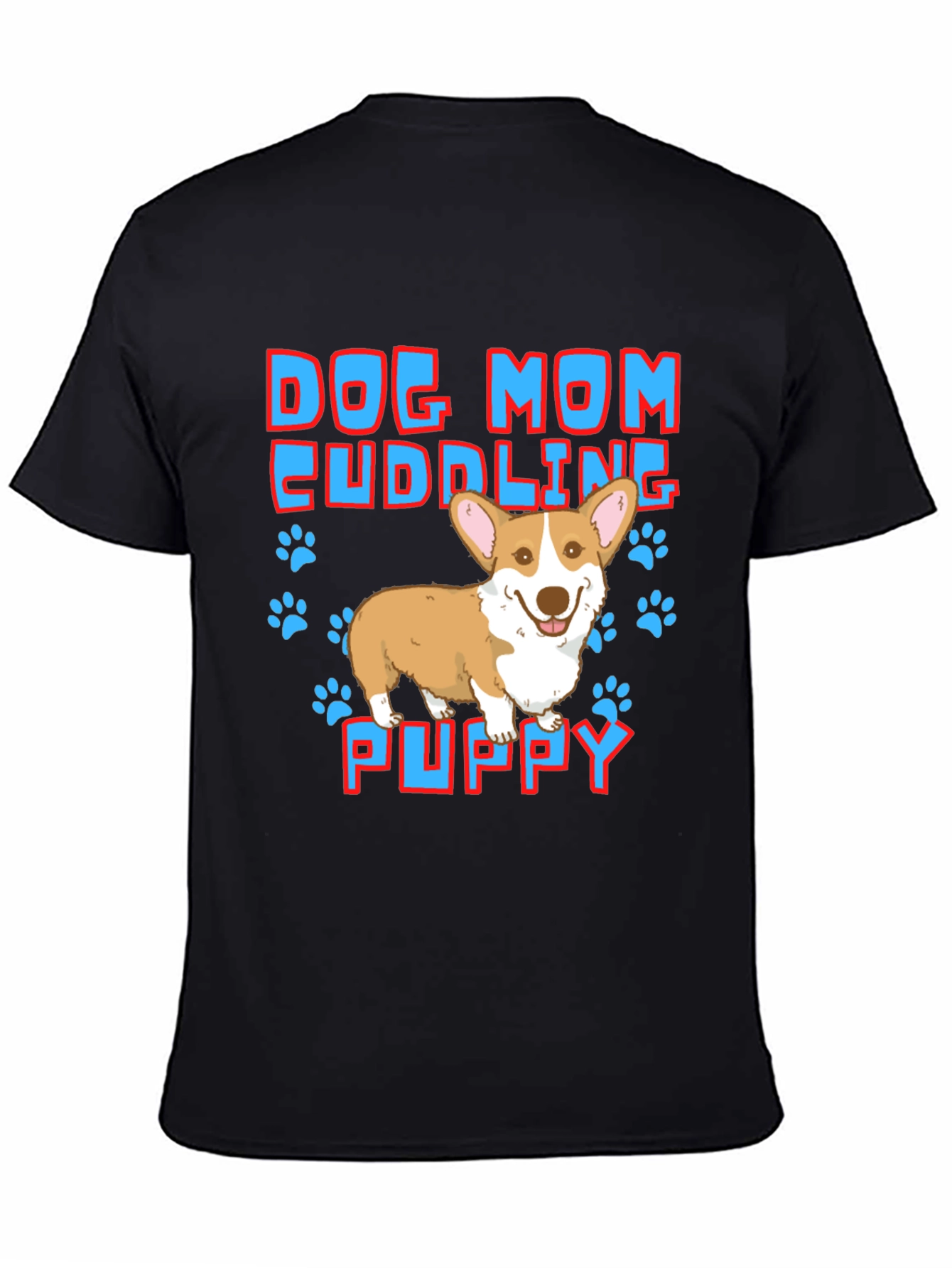 Dog Mom Corgi Puppy T-Shirt