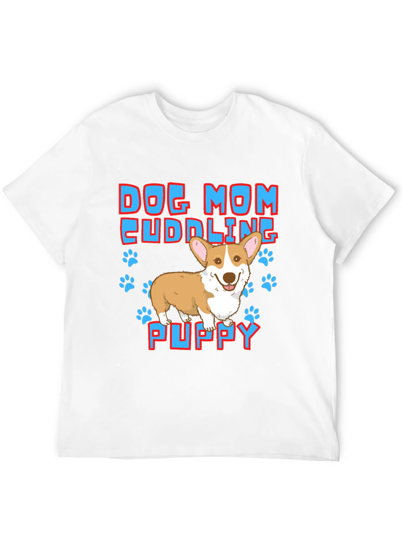 Dog Mom Corgi Puppy T-Shirt