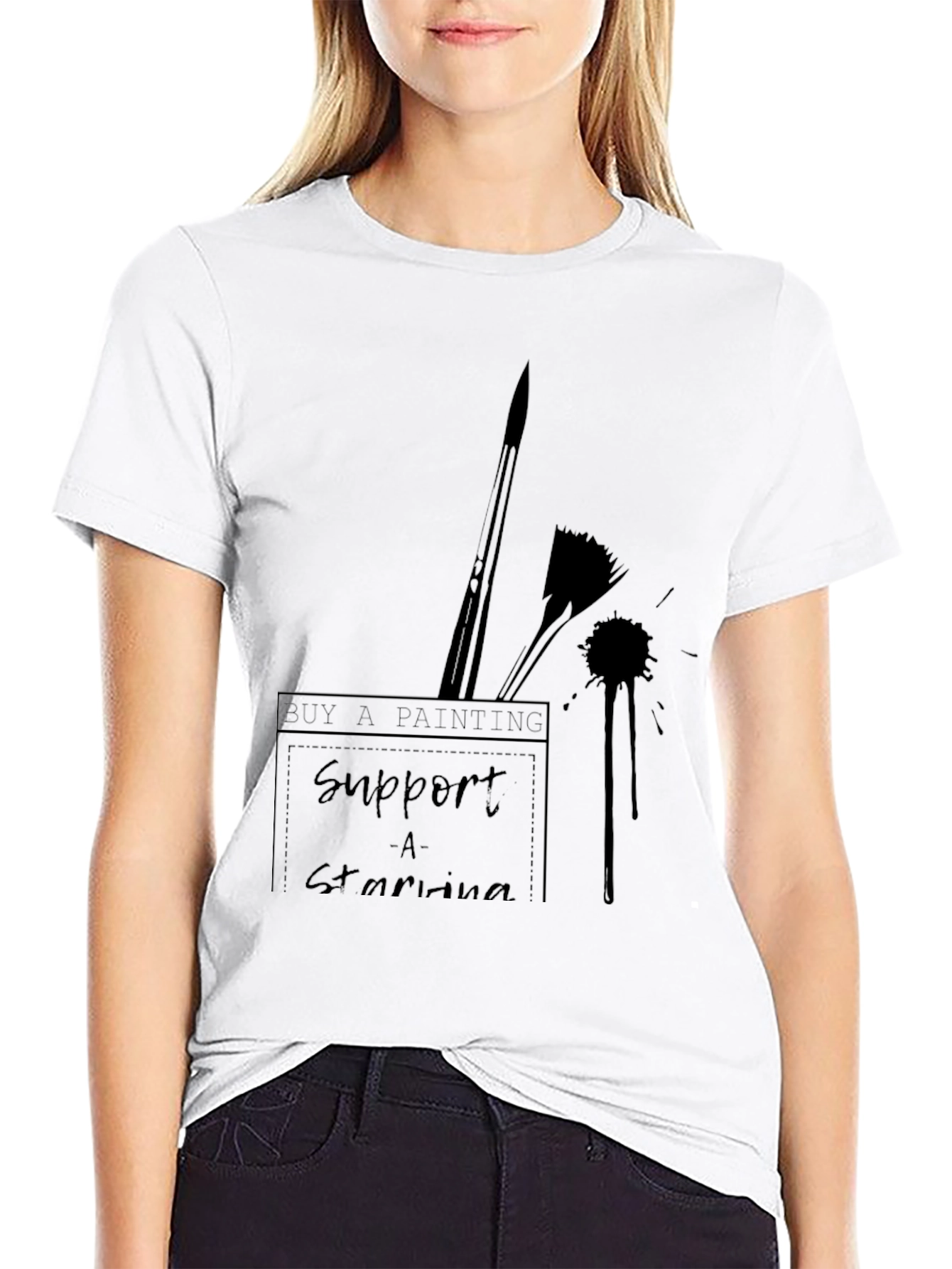 Artist Support T-Shirt: Buy a Painting
