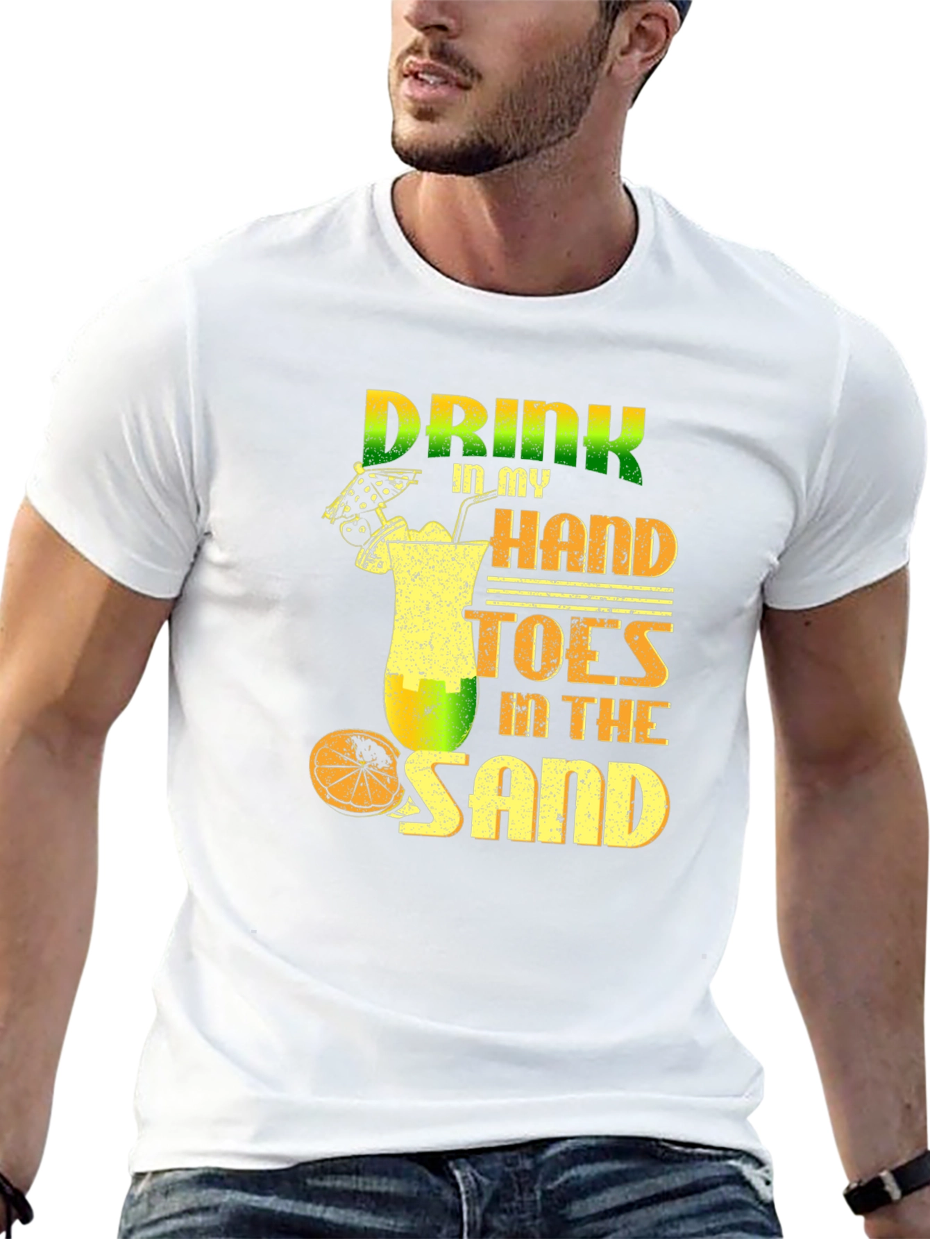 Drink in My Hand T-Shirt - Summer Vacation Vibes