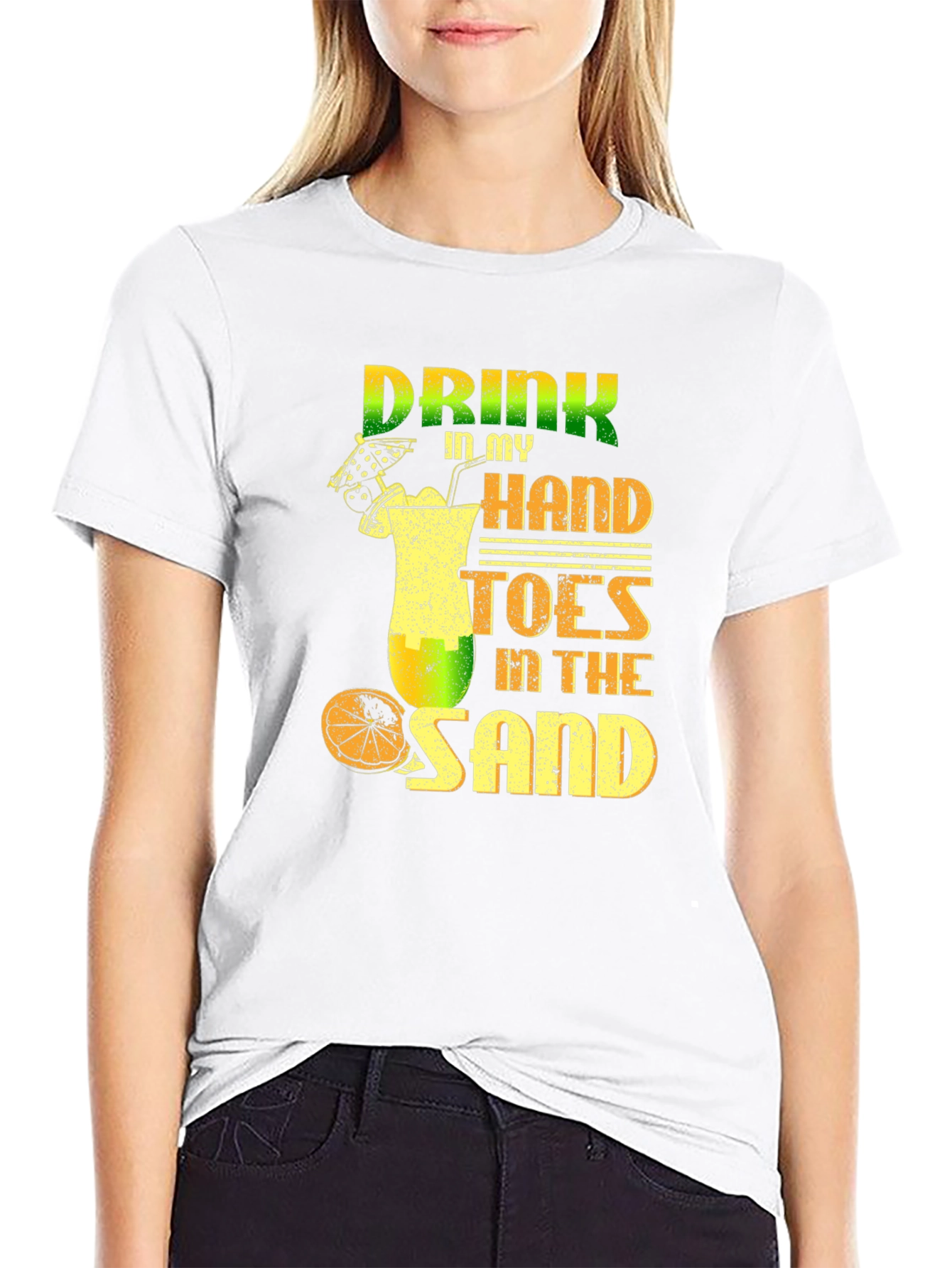 Drink in My Hand T-Shirt - Summer Vacation Vibes