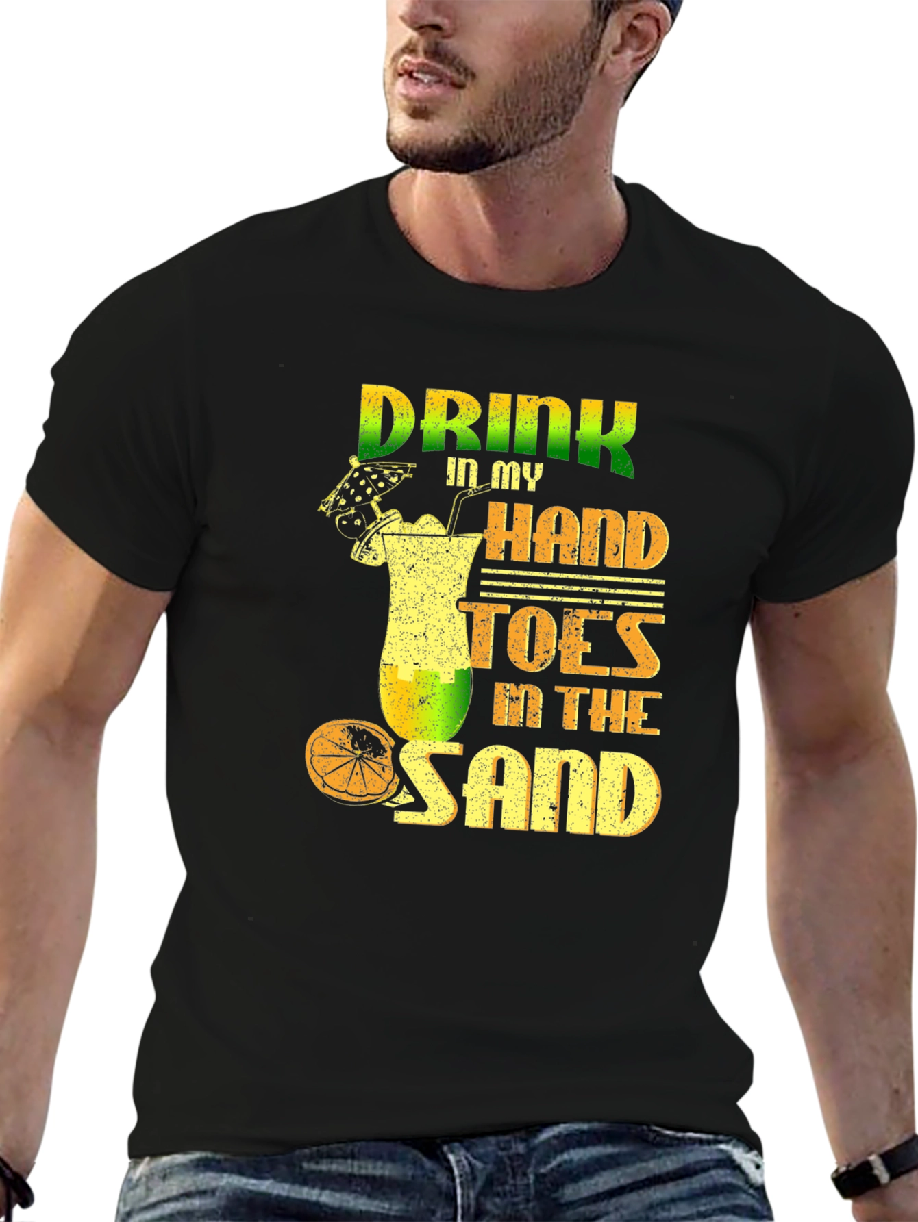 Drink in My Hand T-Shirt - Summer Vacation Vibes