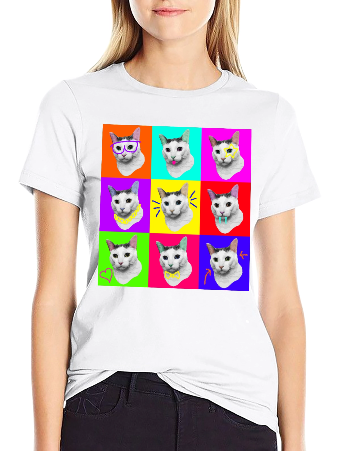 Pop Art Cat T-Shirt