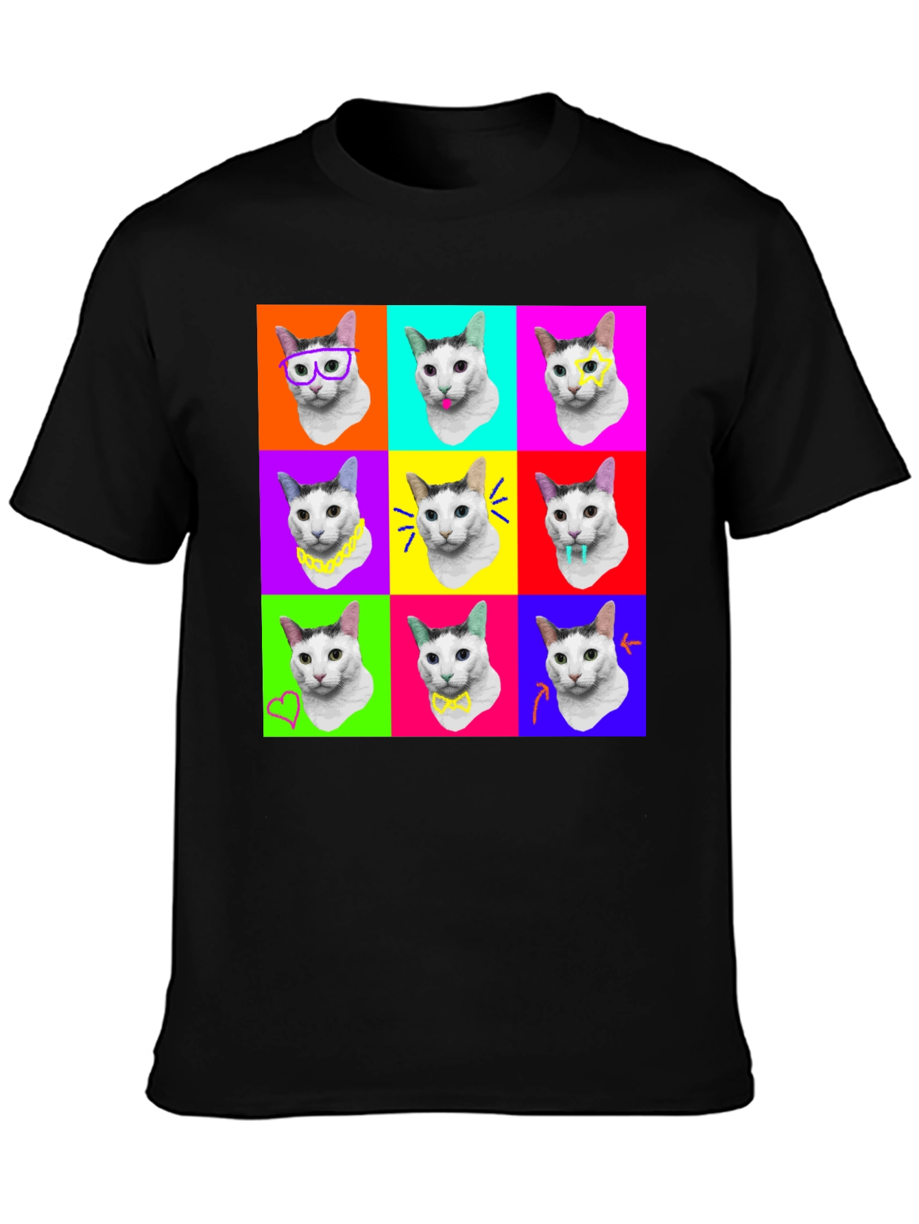 Pop Art Cat T-Shirt