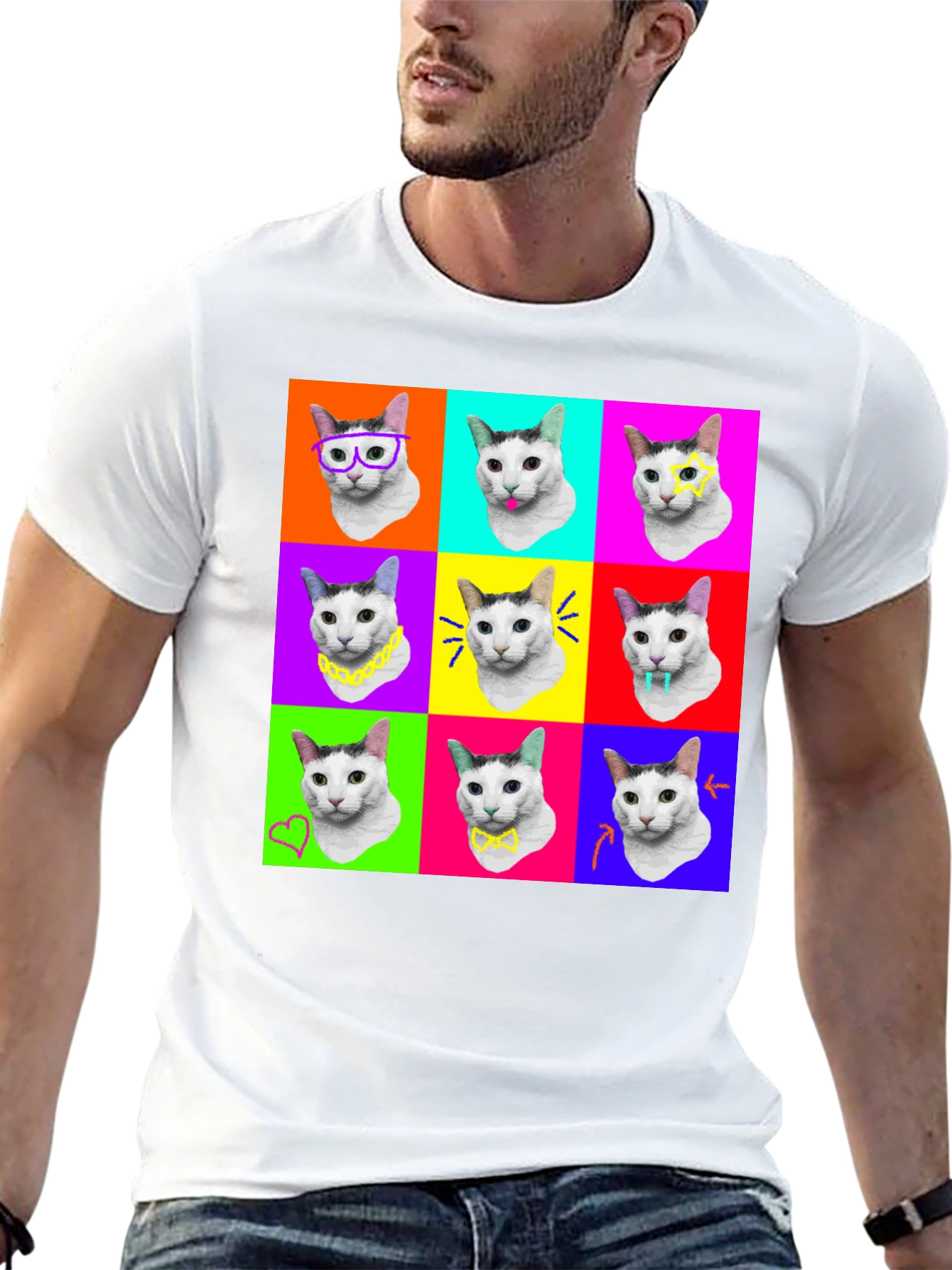 Pop Art Cat T-Shirt