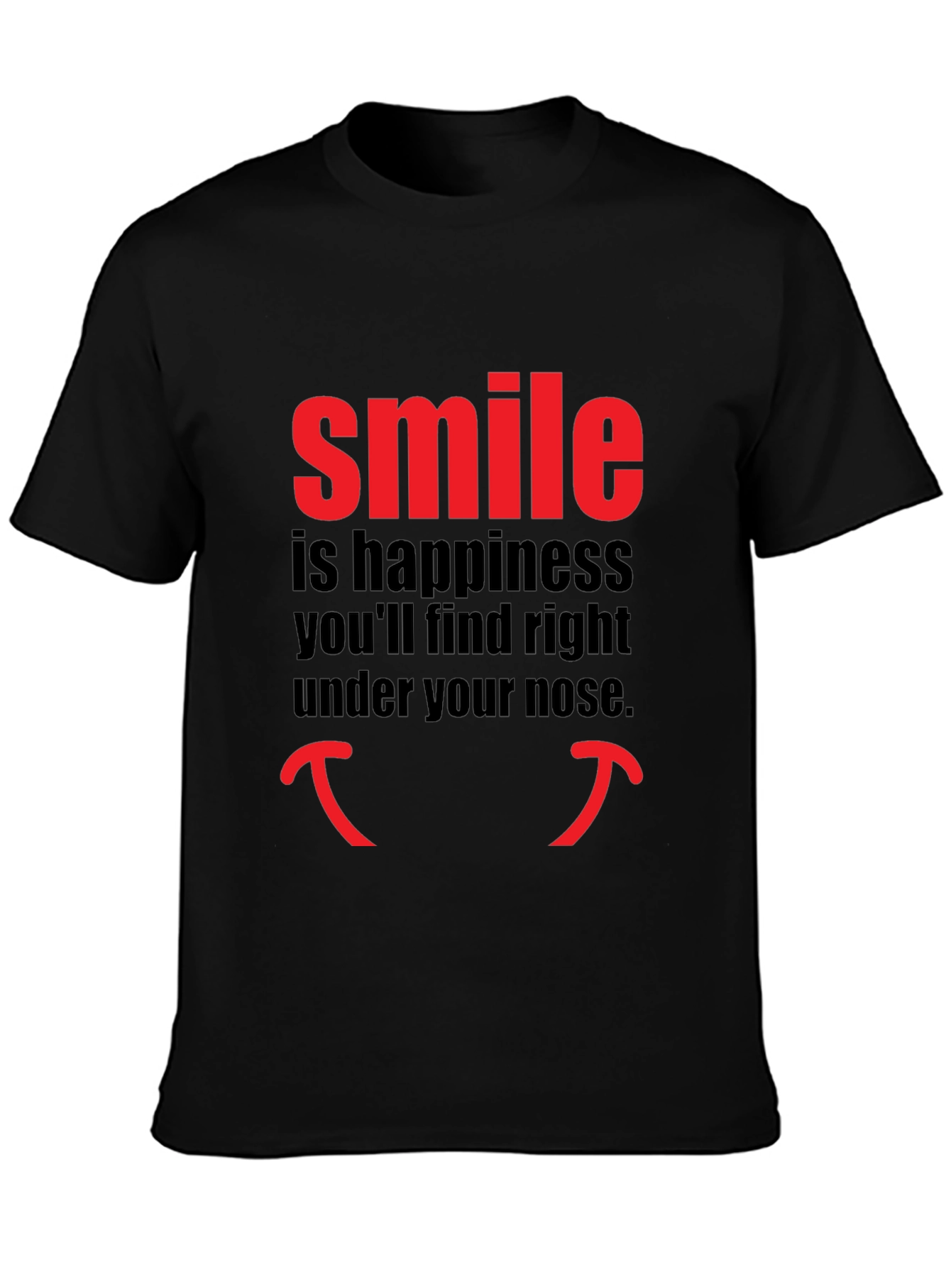 Smile Happiness T-Shirt - Unique Design