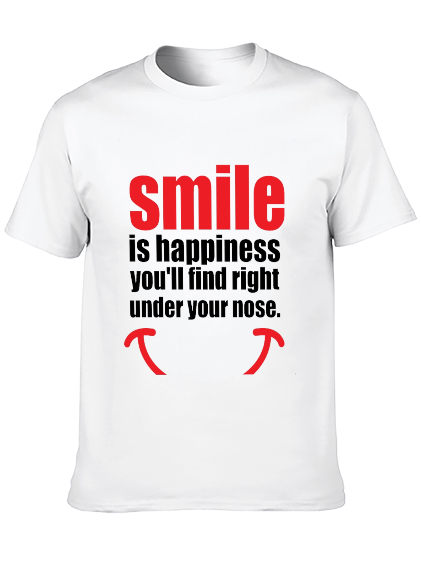 Smile Happiness T-Shirt - Unique Design