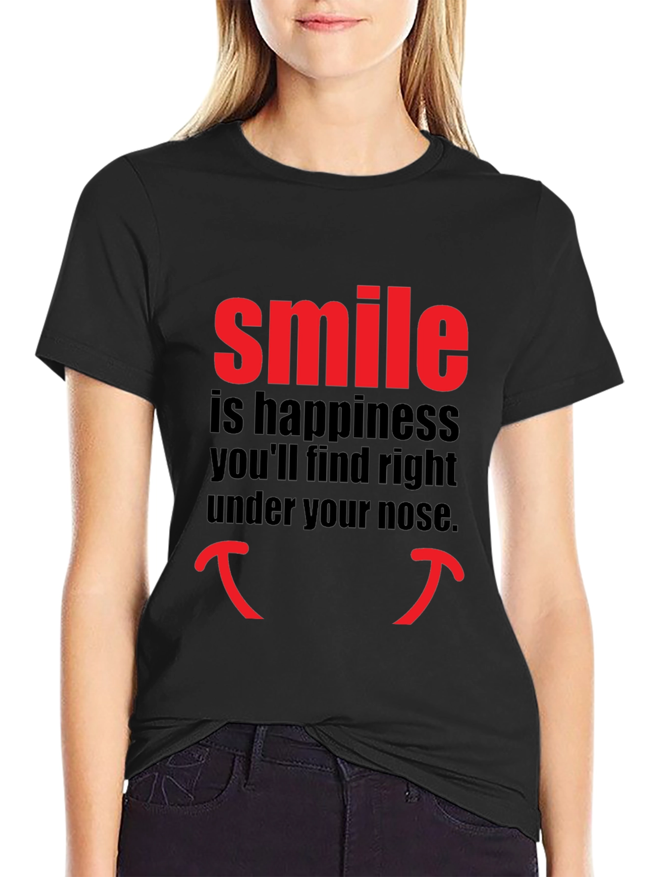 Smile Happiness T-Shirt - Unique Design
