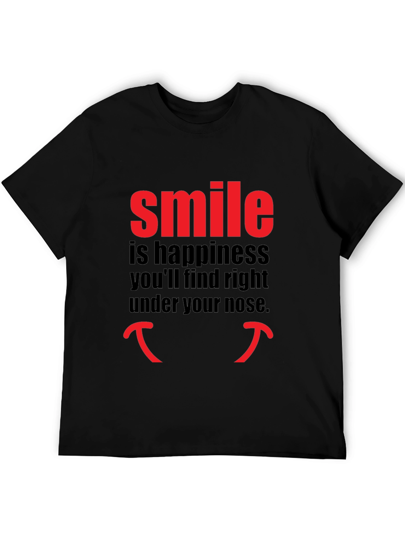Smile Happiness T-Shirt - Unique Design