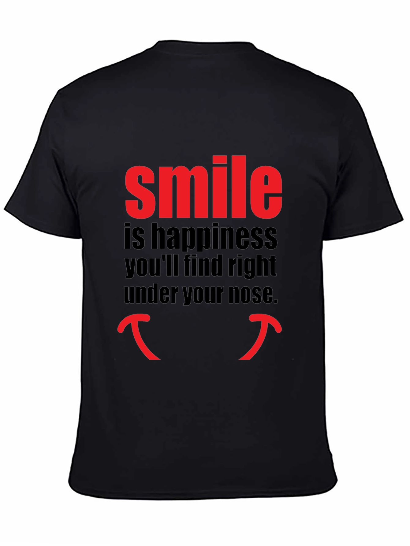 Smile Happiness T-Shirt - Unique Design