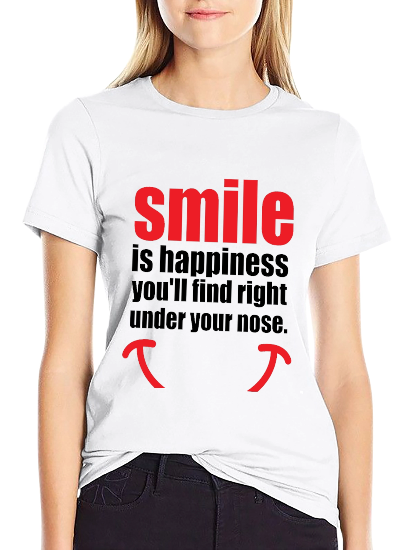 Smile Happiness T-Shirt - Unique Design
