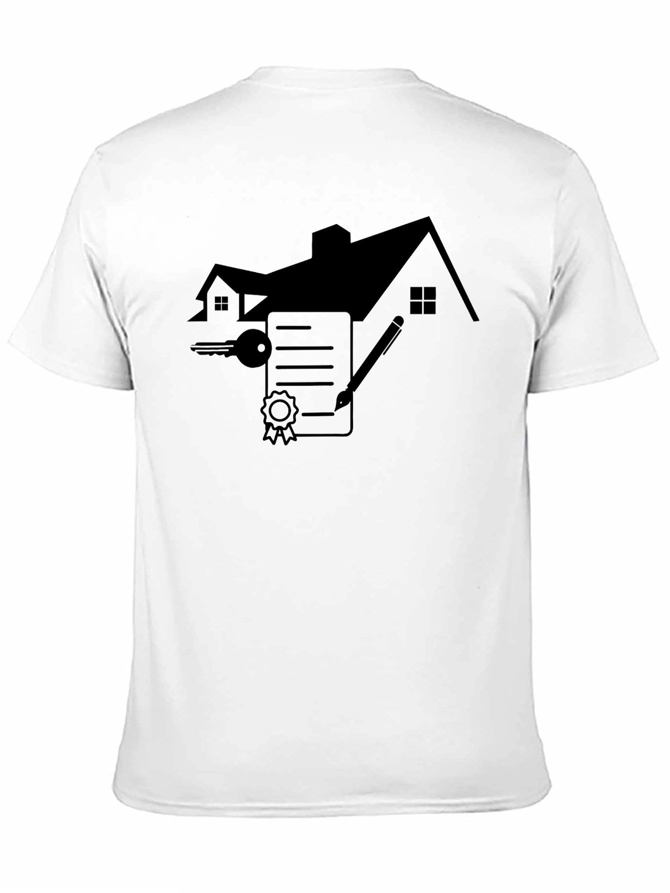 Real Estate Black T-Shirt