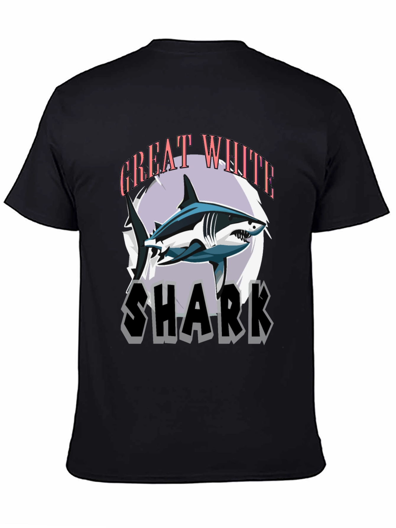 Great White Shark Graphic Tee - Stylish Mens T-Shirt
