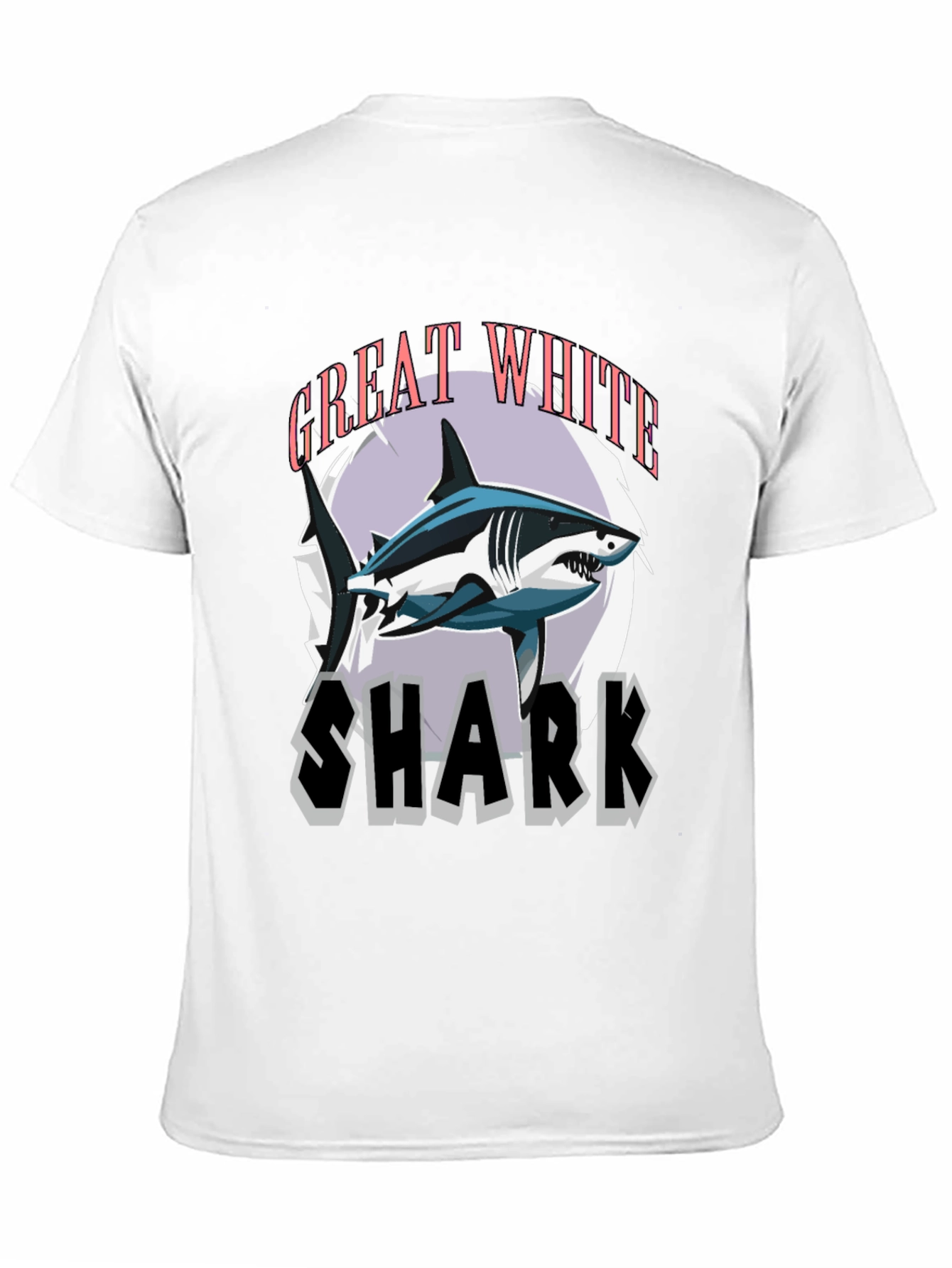 Great White Shark Graphic Tee - Stylish Mens T-Shirt
