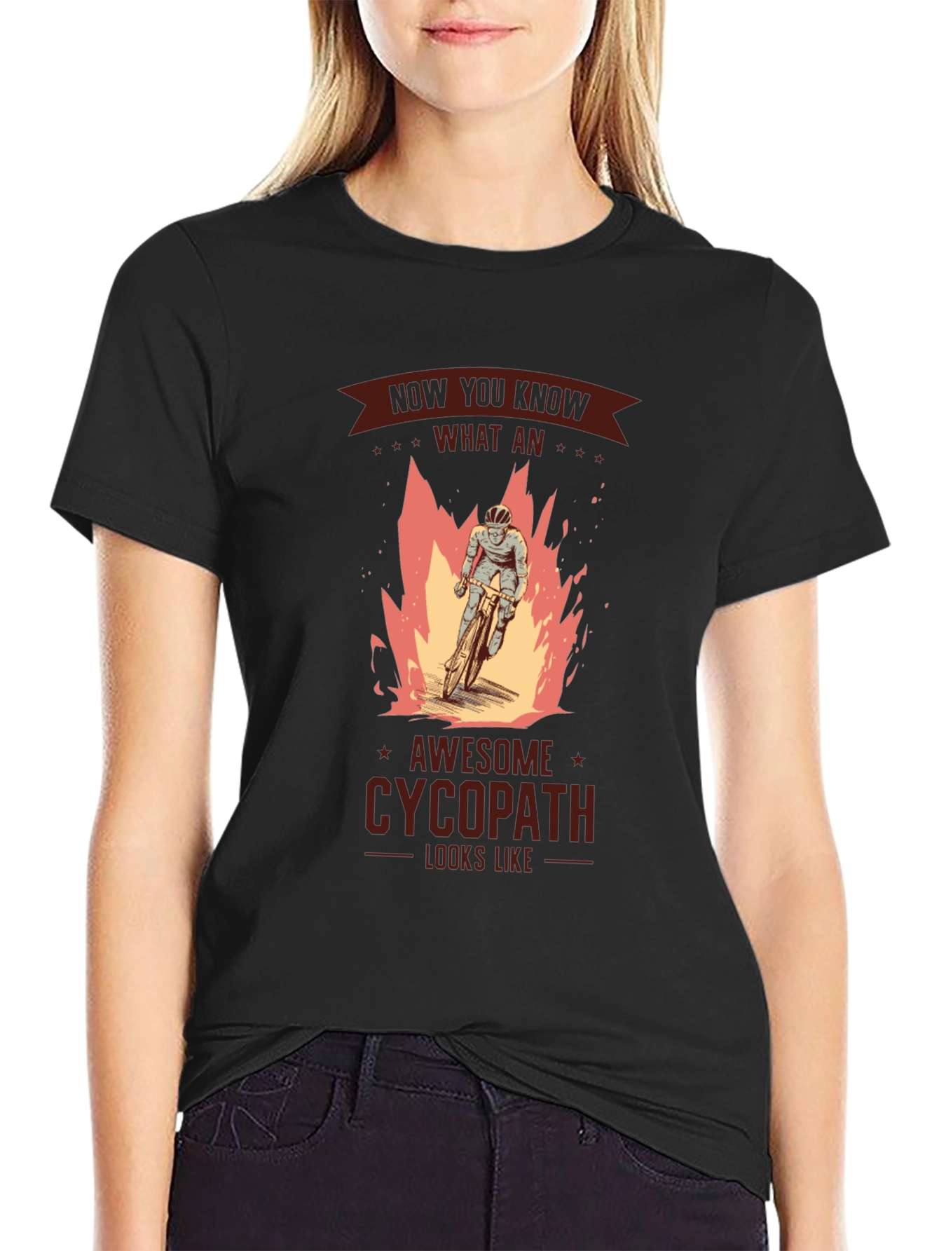 Awesome Cycopath T-Shirt - Biker Design