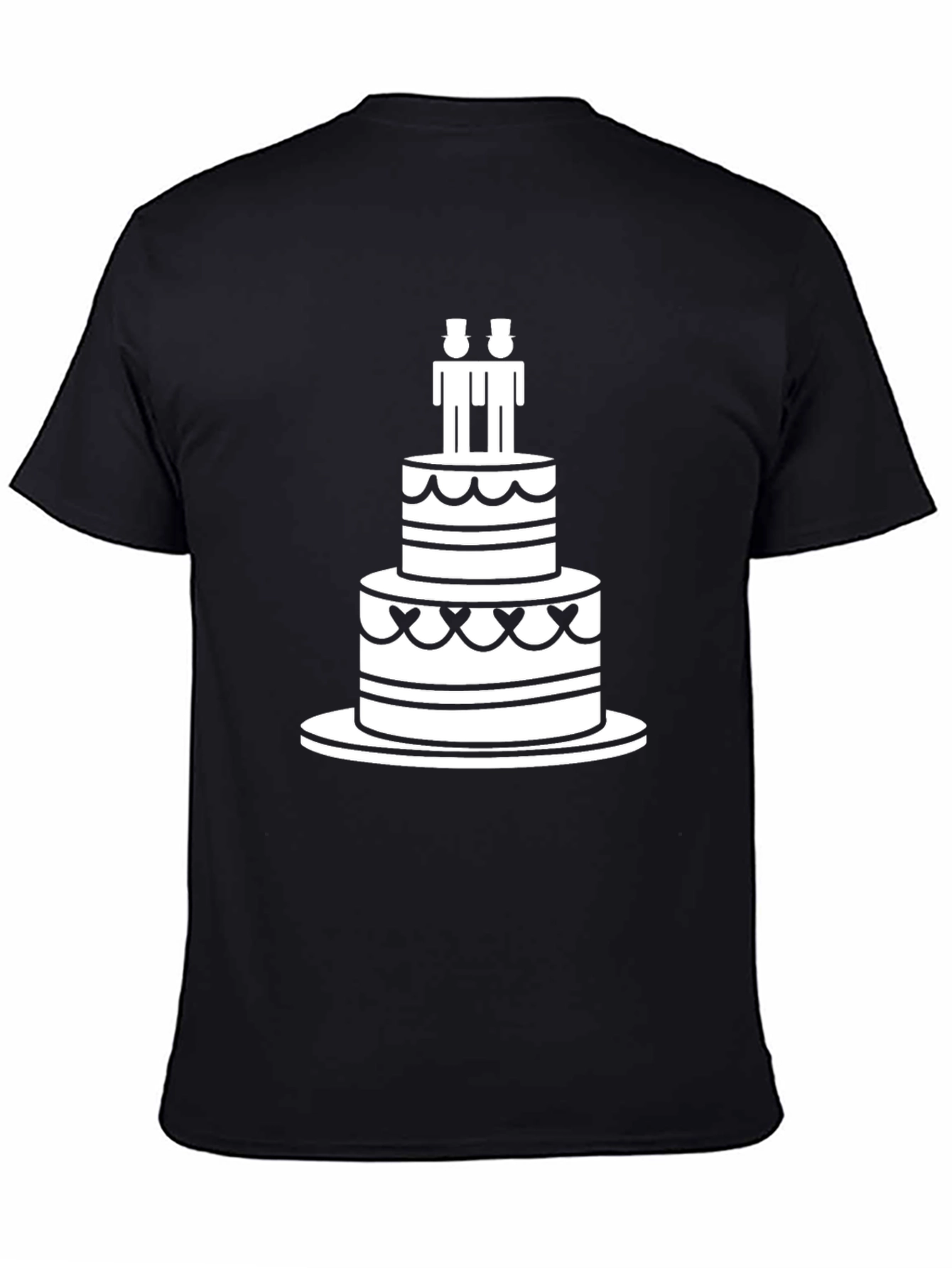 Celebration T-Shirt: Cake & Grooms