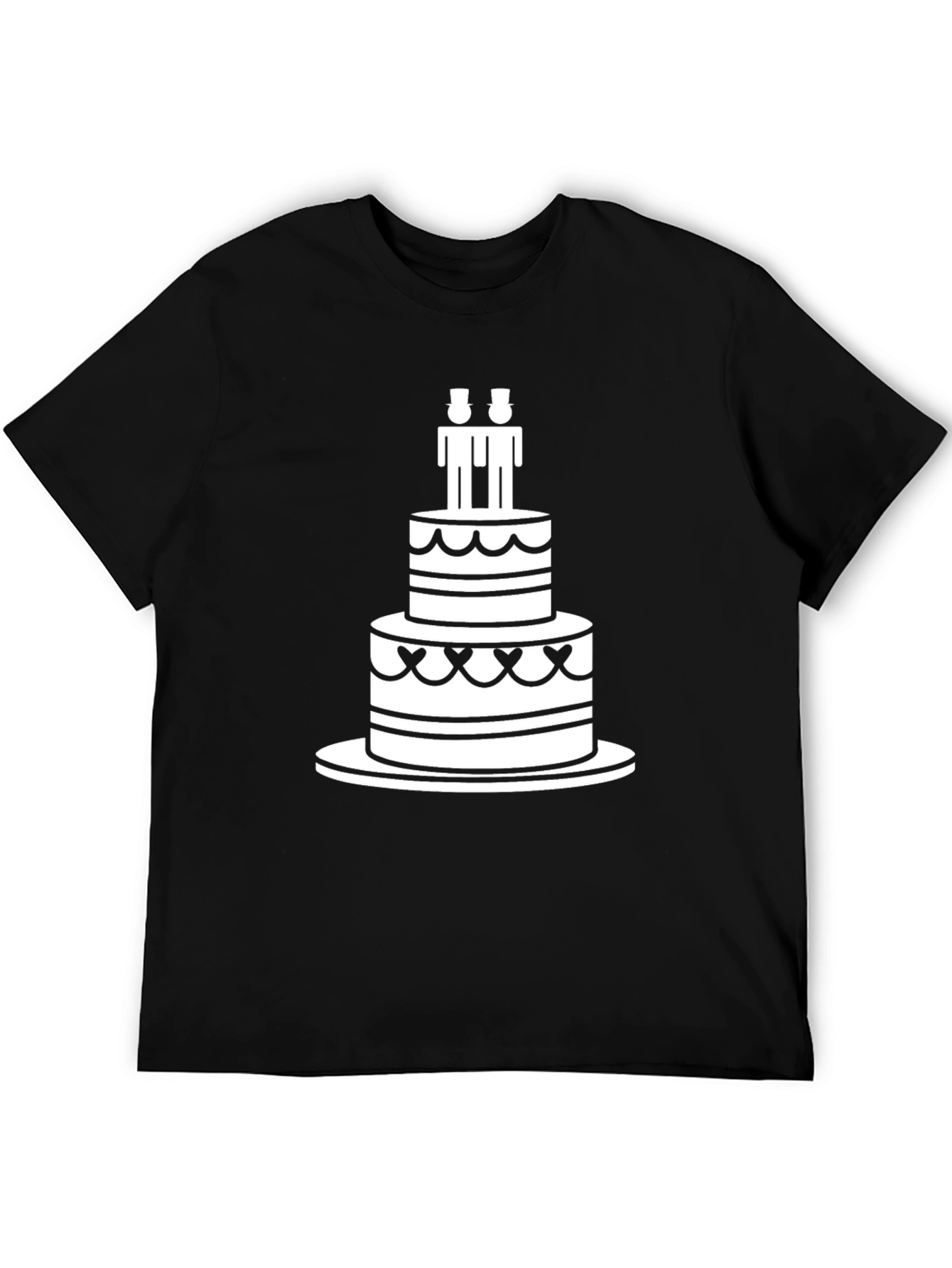 Celebration T-Shirt: Cake & Grooms