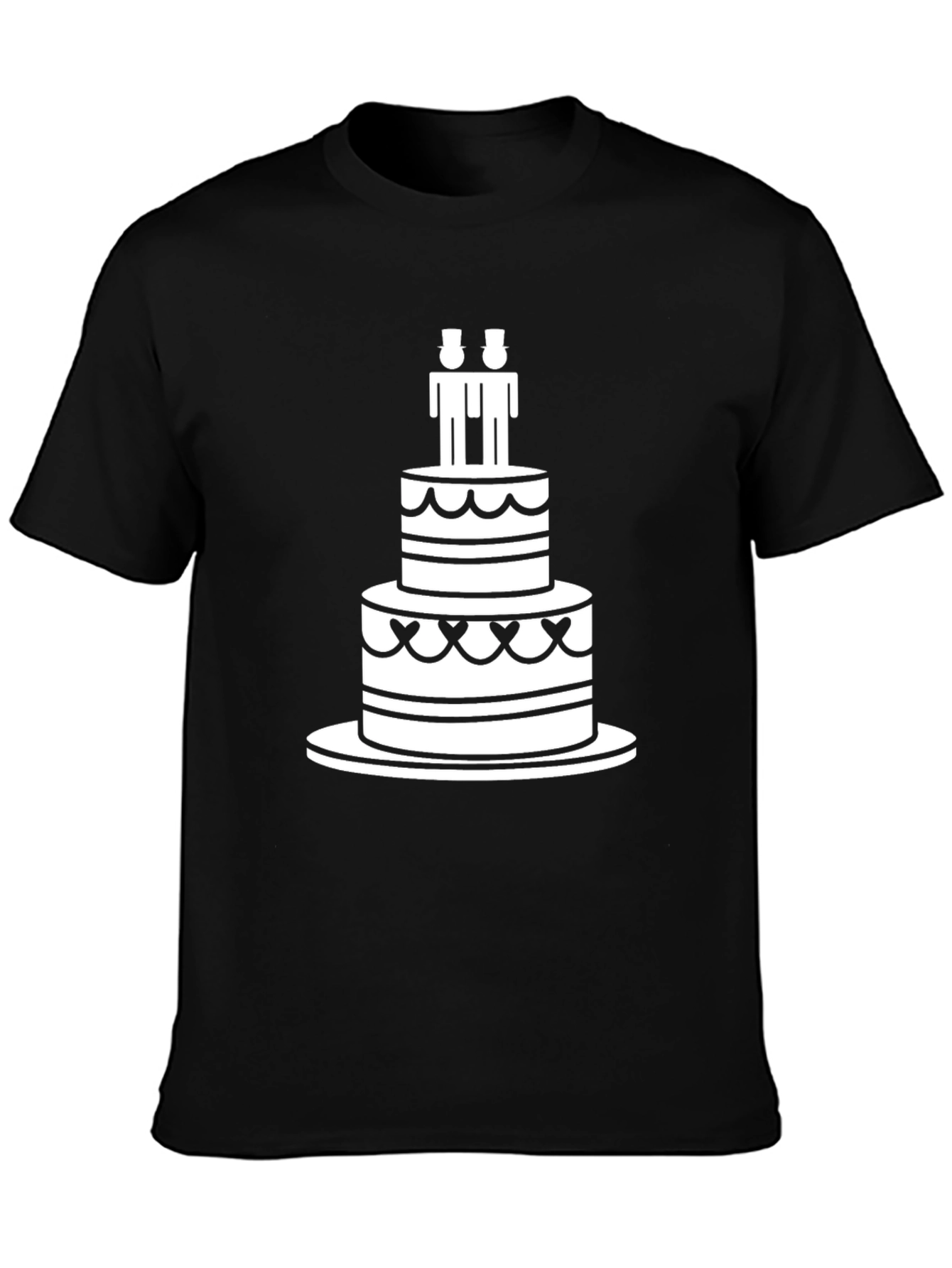 Celebration T-Shirt: Cake & Grooms