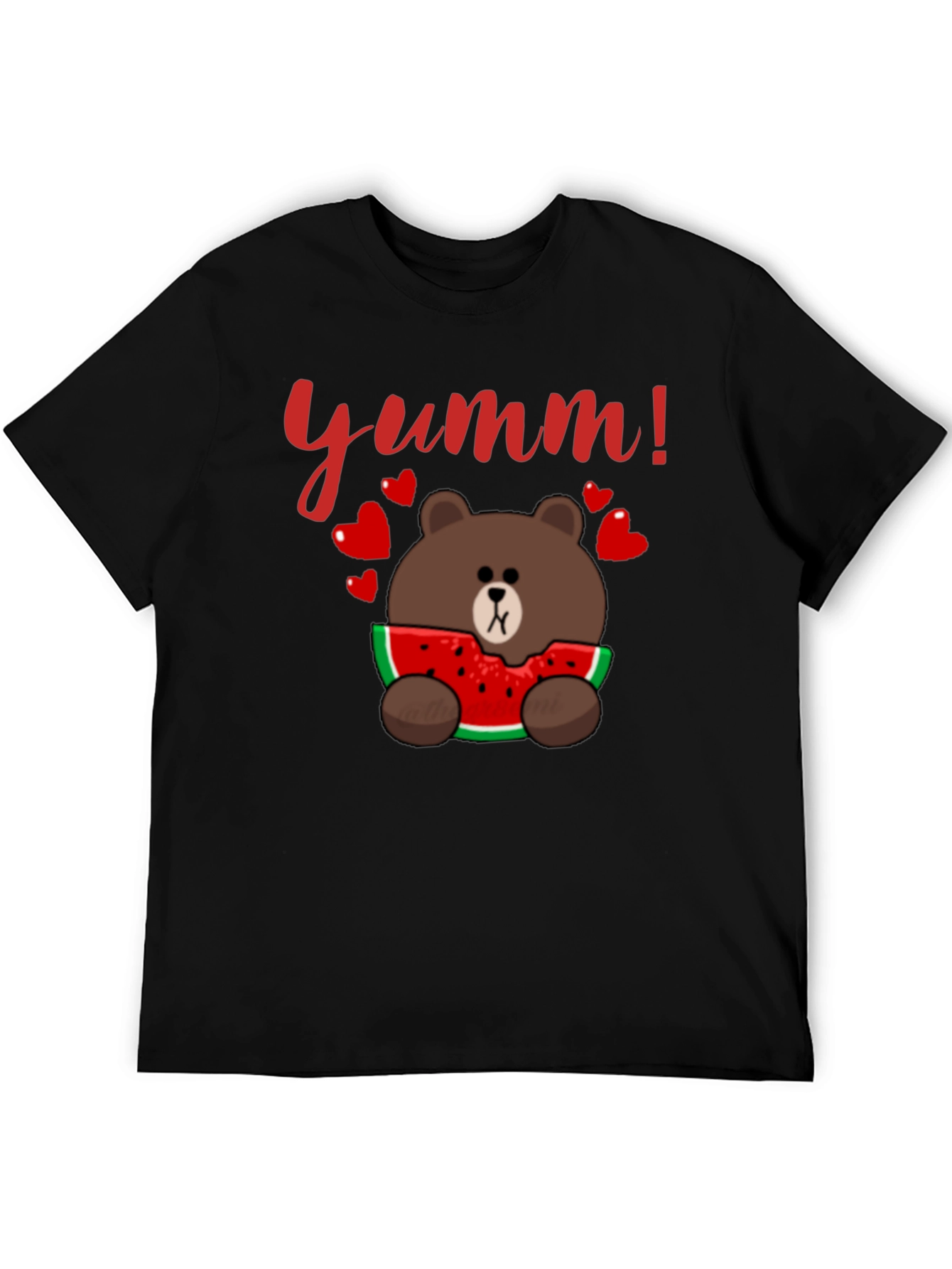 Yumm! Bear Eating Watermelon Graphic Tee