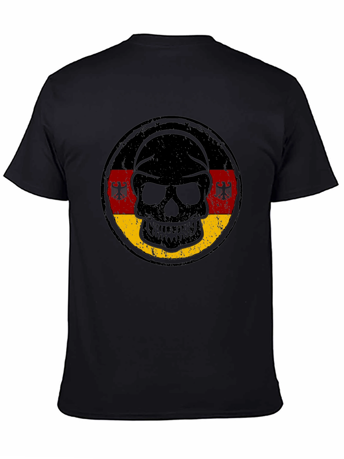 German Flag Skull Graphic Tee