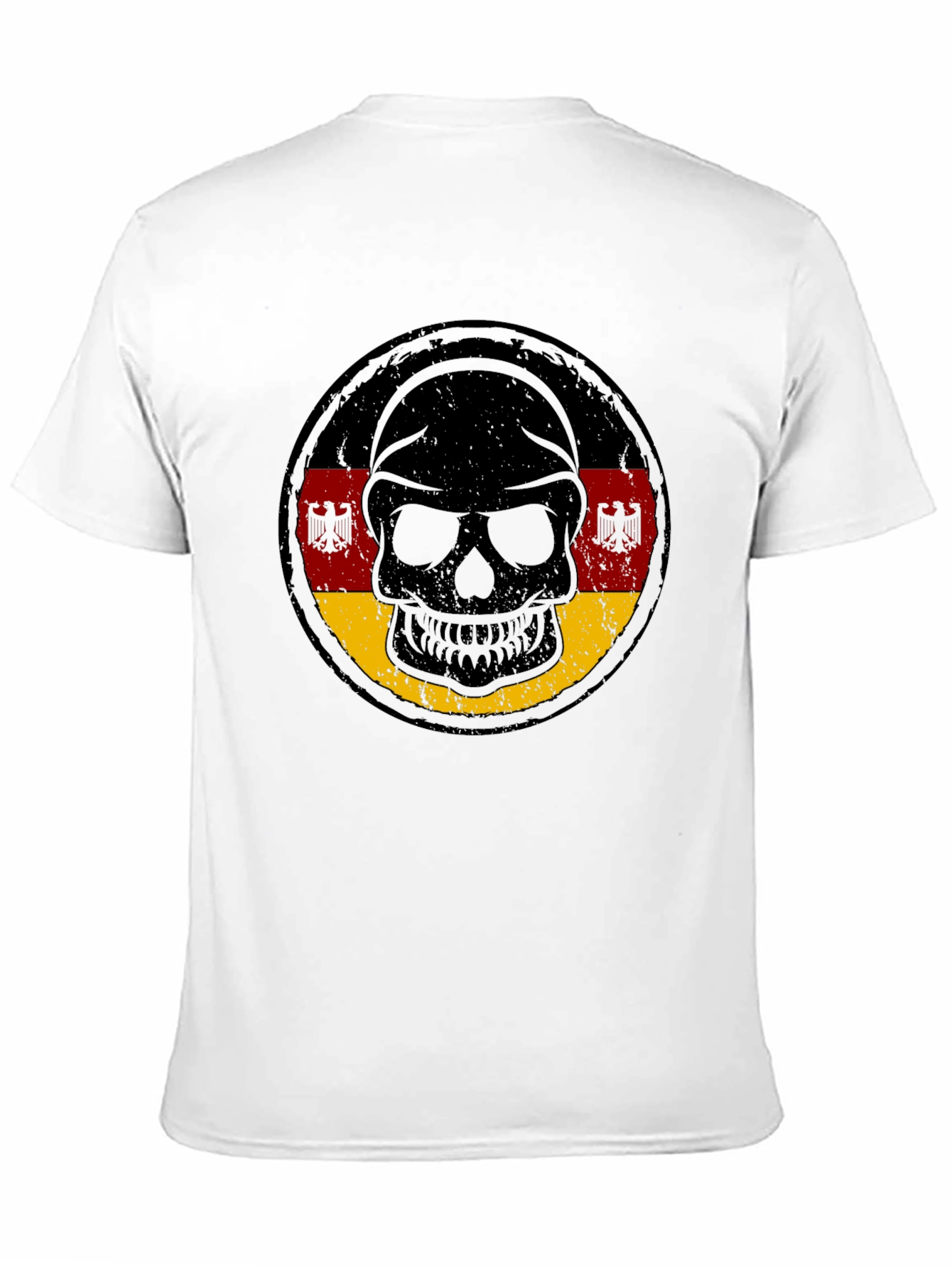 German Flag Skull Graphic Tee