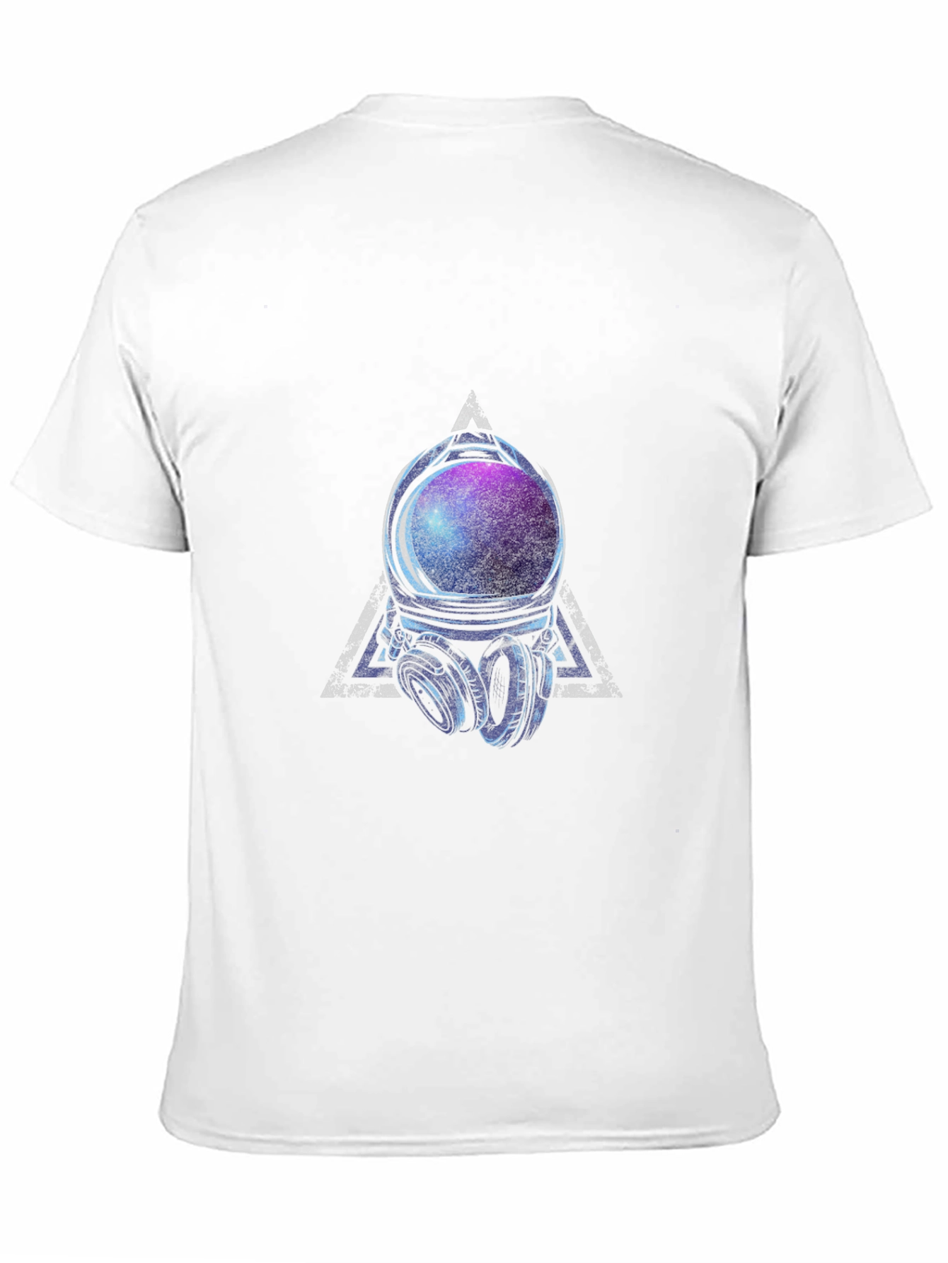 Astronaut Helmet Graphic Tee - Cosmic Vibes