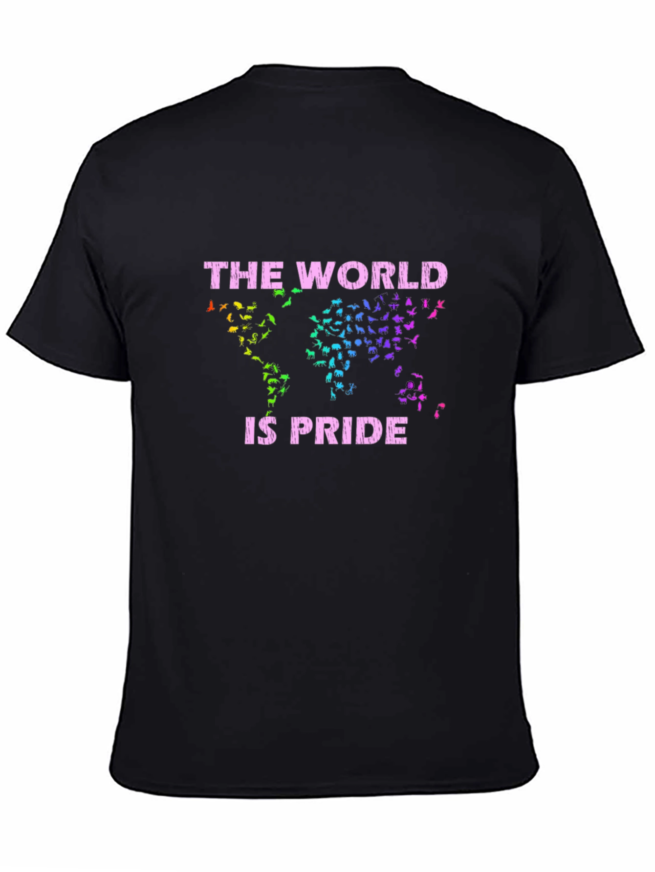 The World is Pride Black Graphic Tee