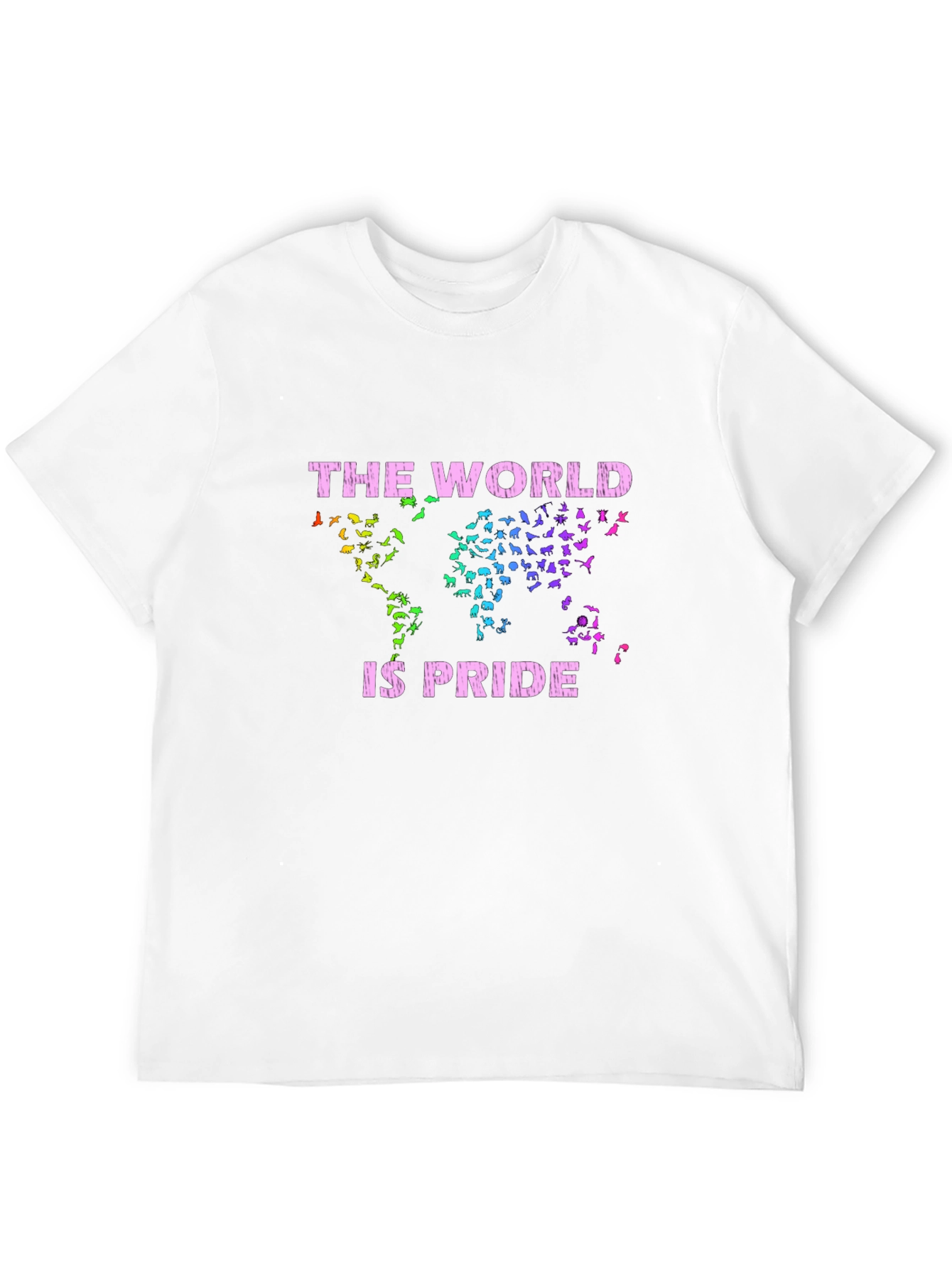 The World is Pride Black Graphic Tee