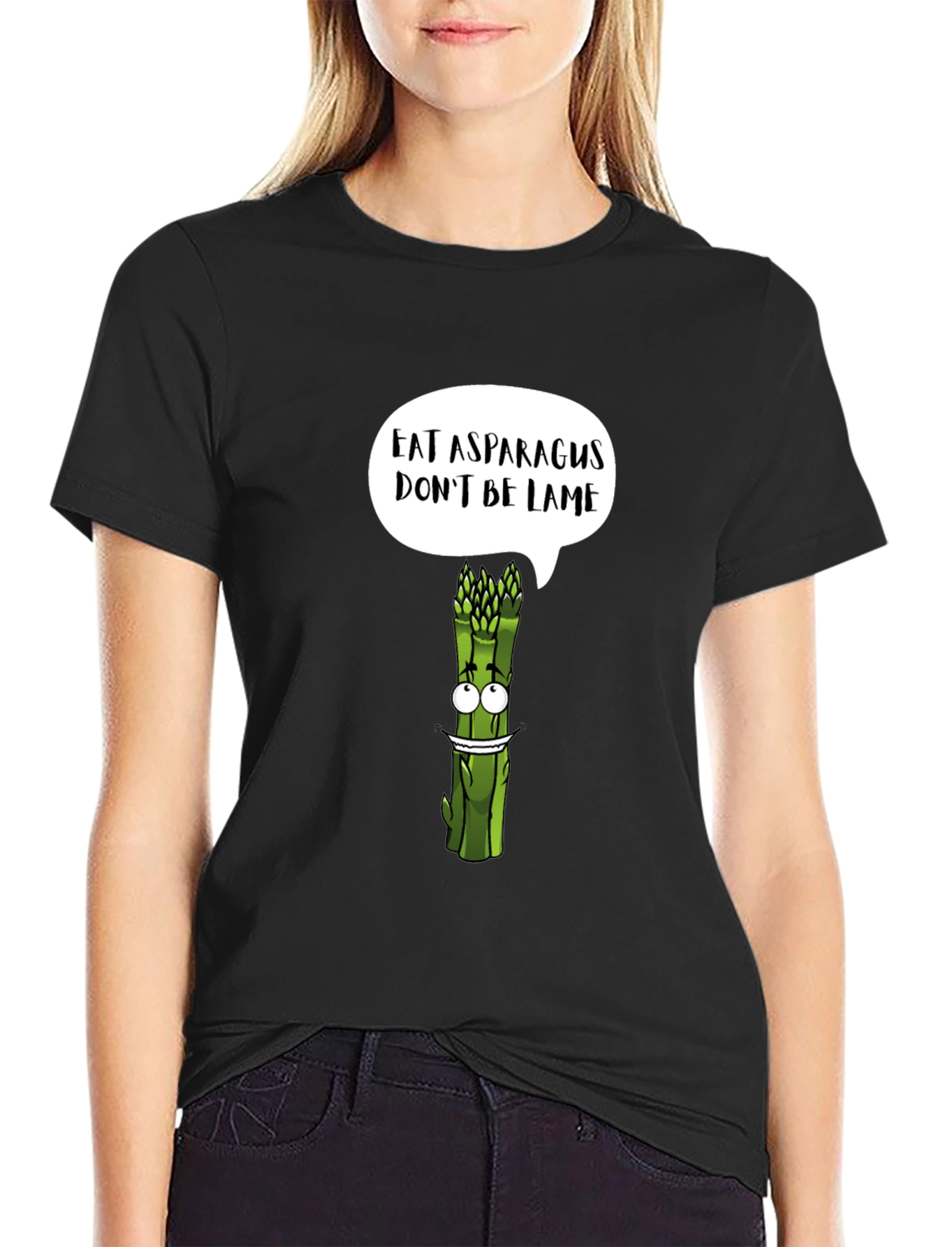 Eat Asparagus Dont Be Lame Graphic T-Shirt