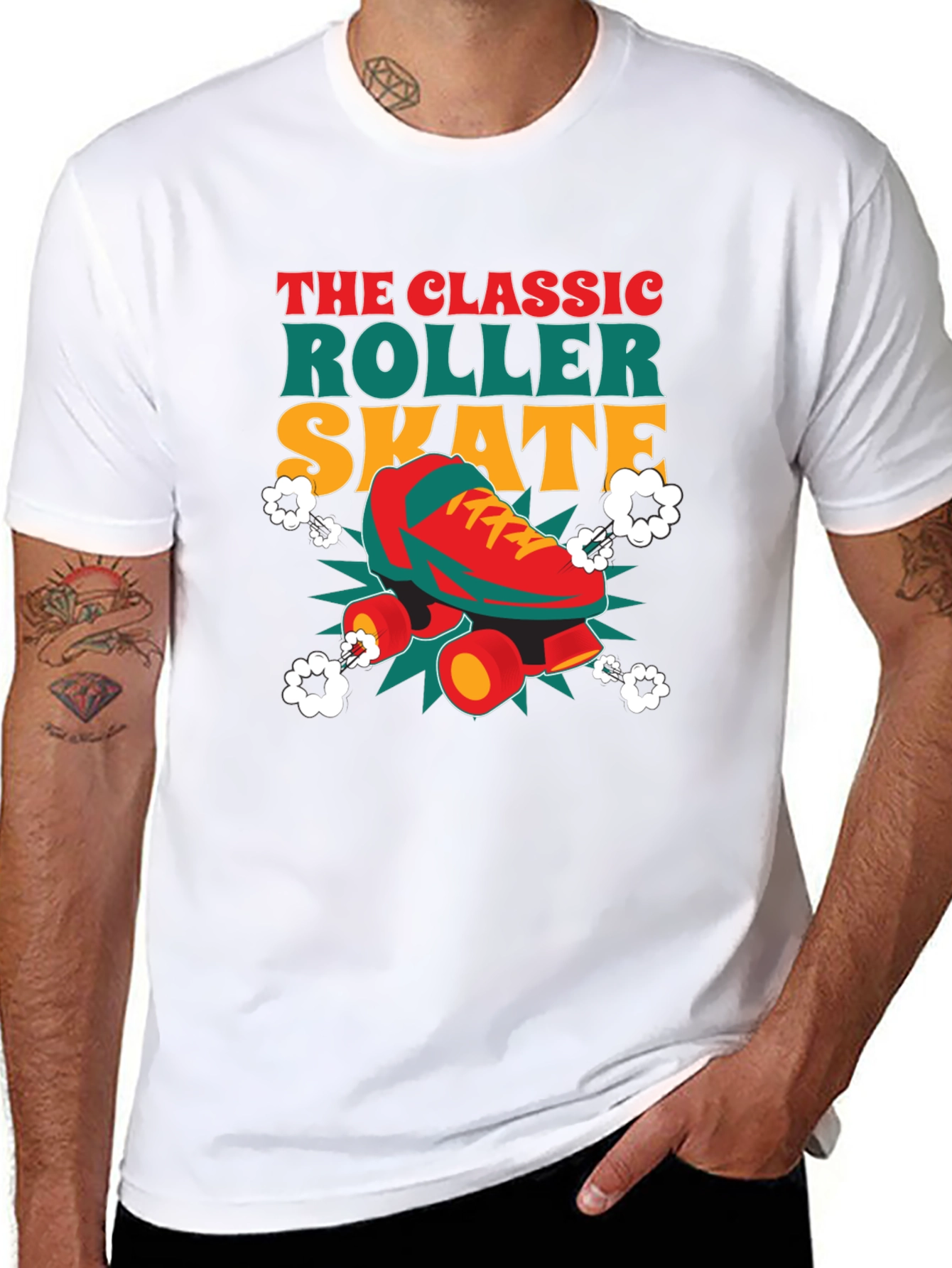 Classic Roller Skate T-Shirt - Retro Design