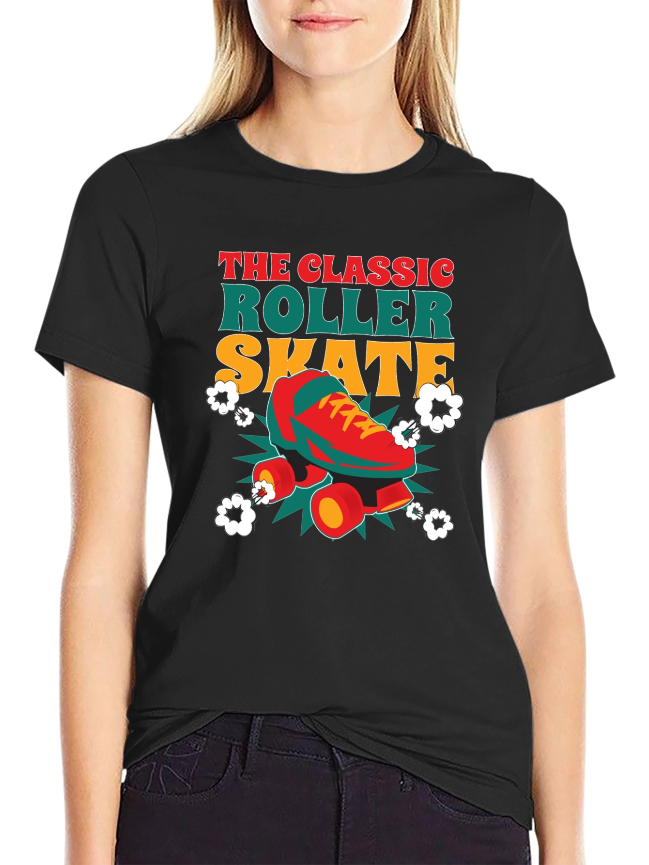 Classic Roller Skate T-Shirt - Retro Design