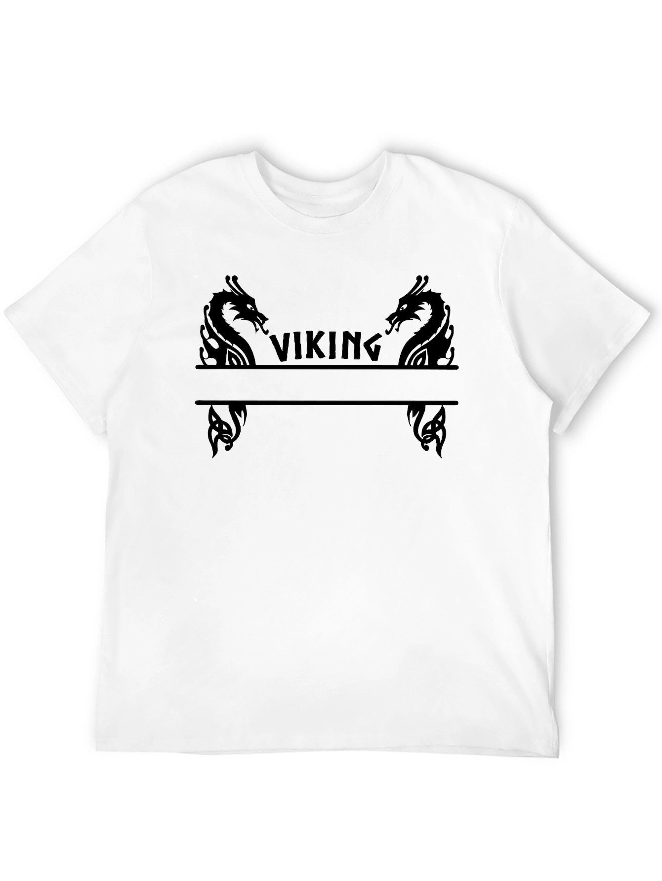 Viking Graphic Tee | Dragon Design