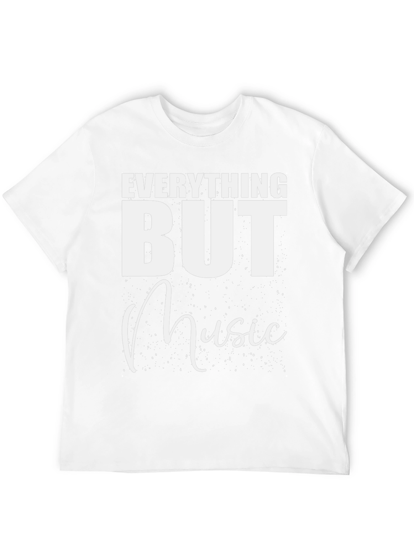 Everything But Music Black T-Shirt