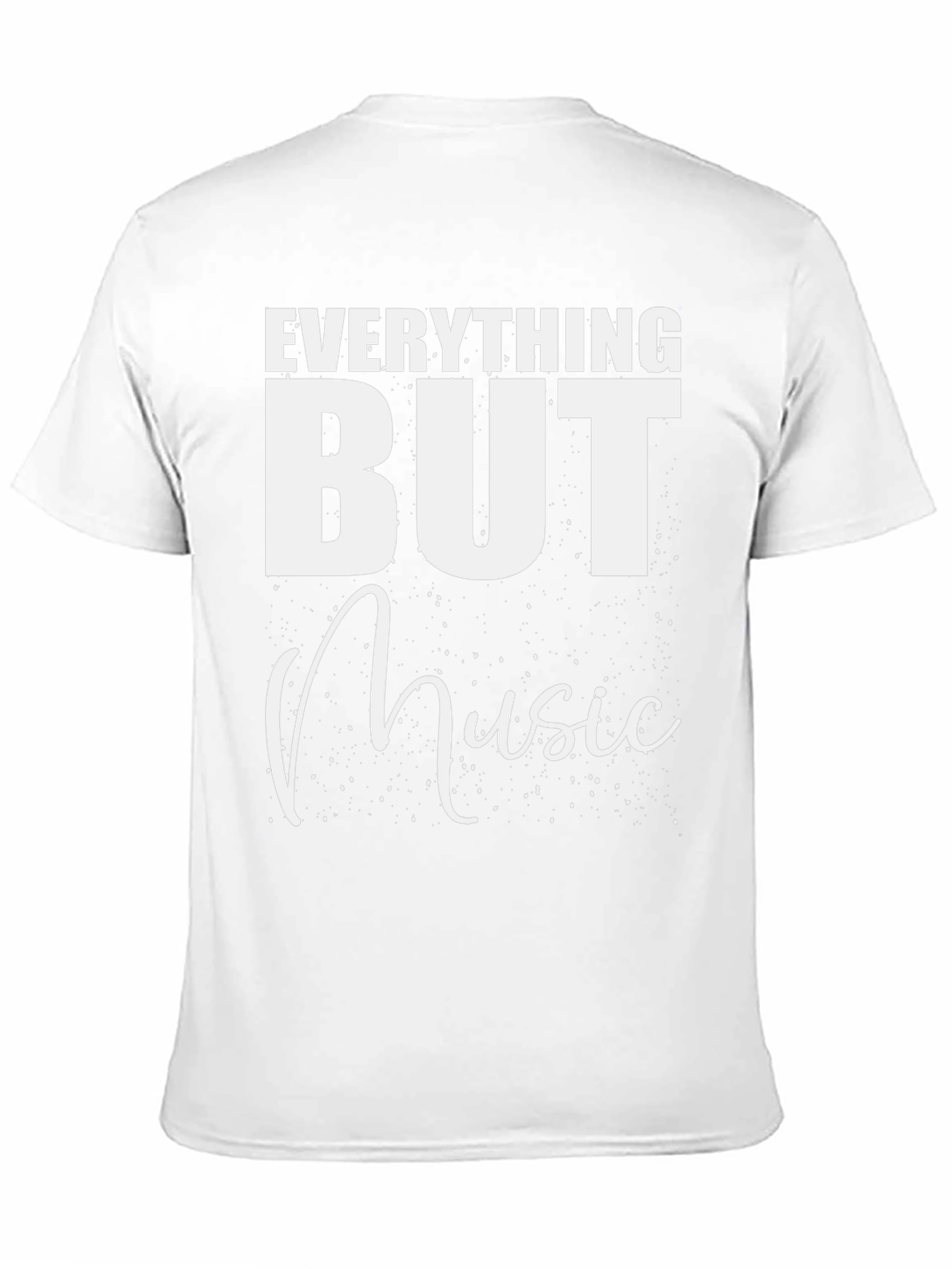 Everything But Music Black T-Shirt