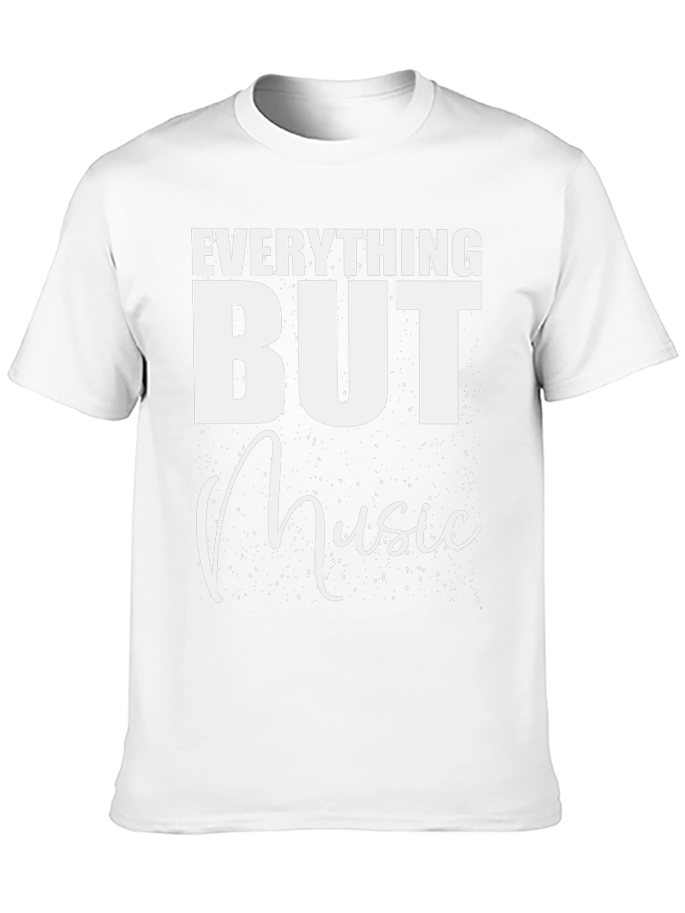 Everything But Music Black T-Shirt