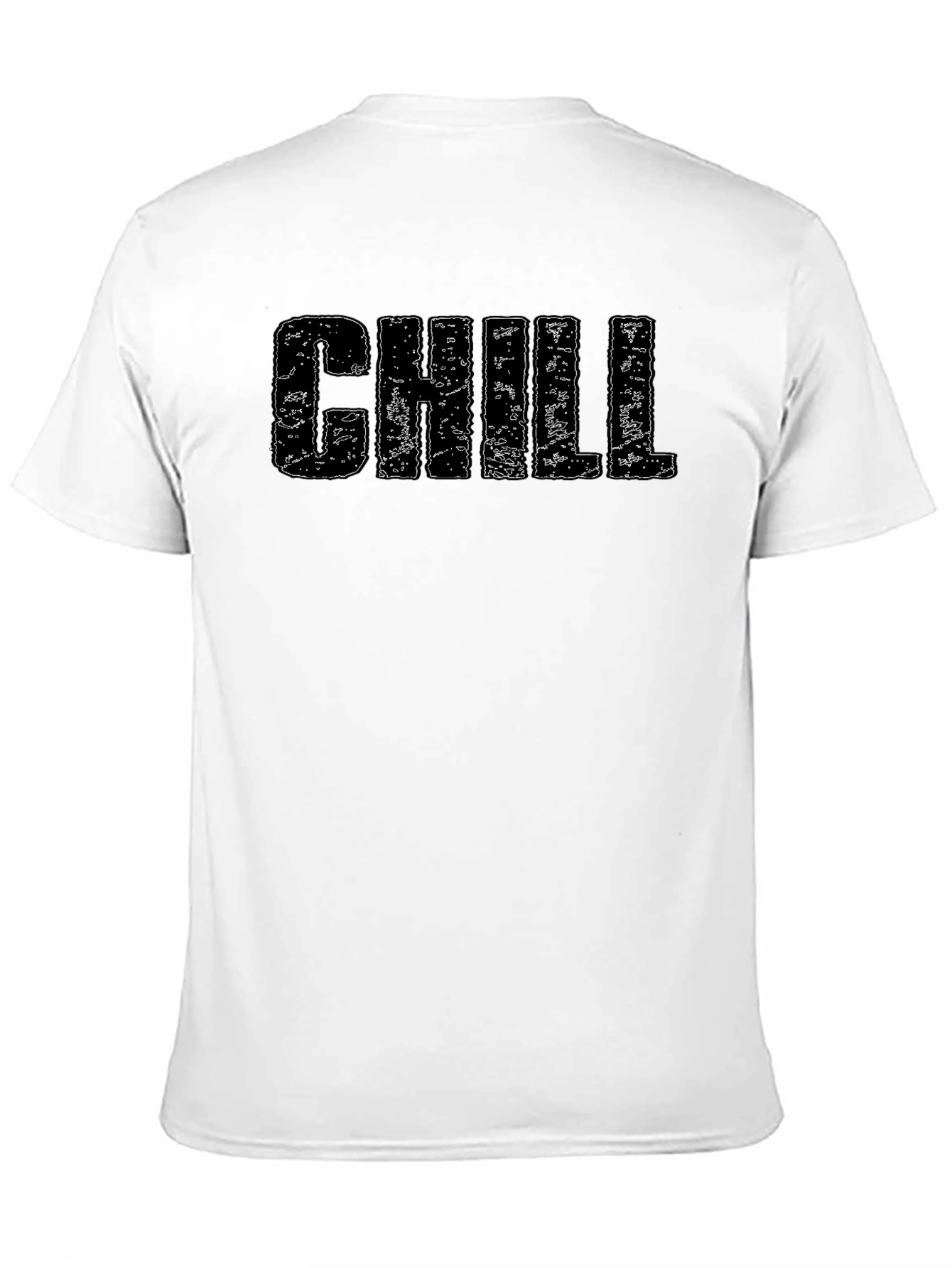 Chill Graphic Print Crew Neck T-Shirt