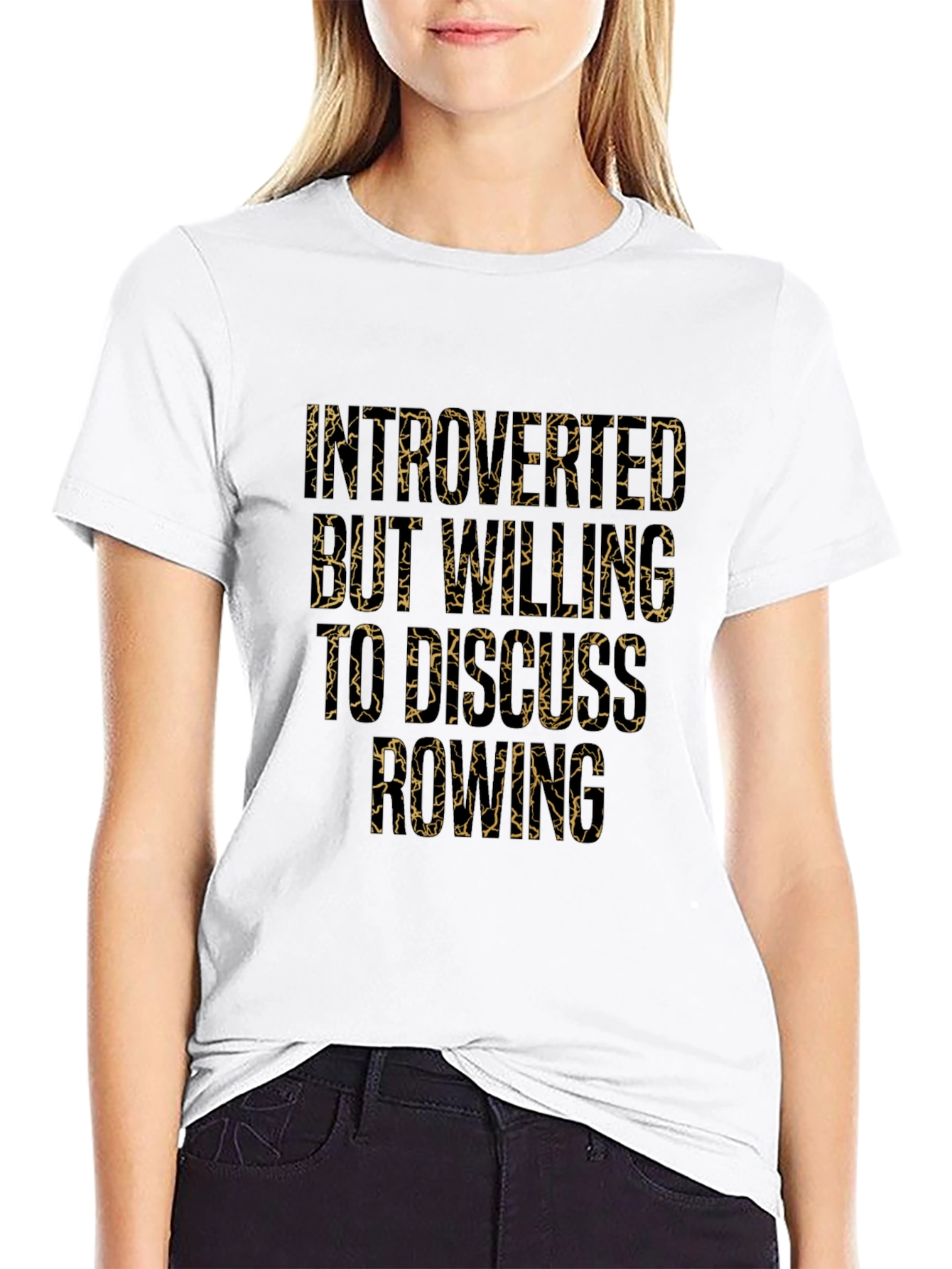 Introverted But Willing to Discuss Rowing T-Shirt