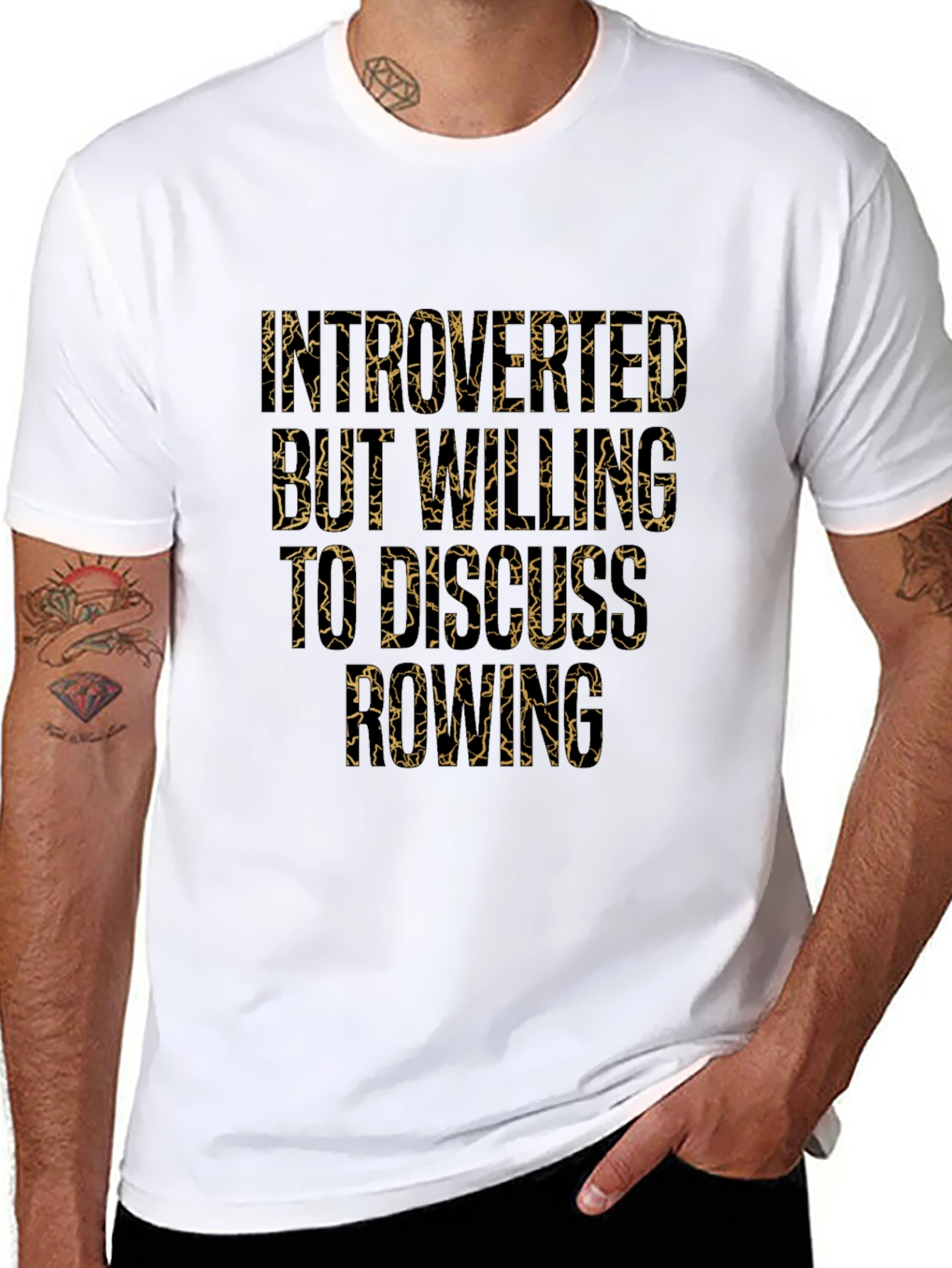 Introverted But Willing to Discuss Rowing T-Shirt