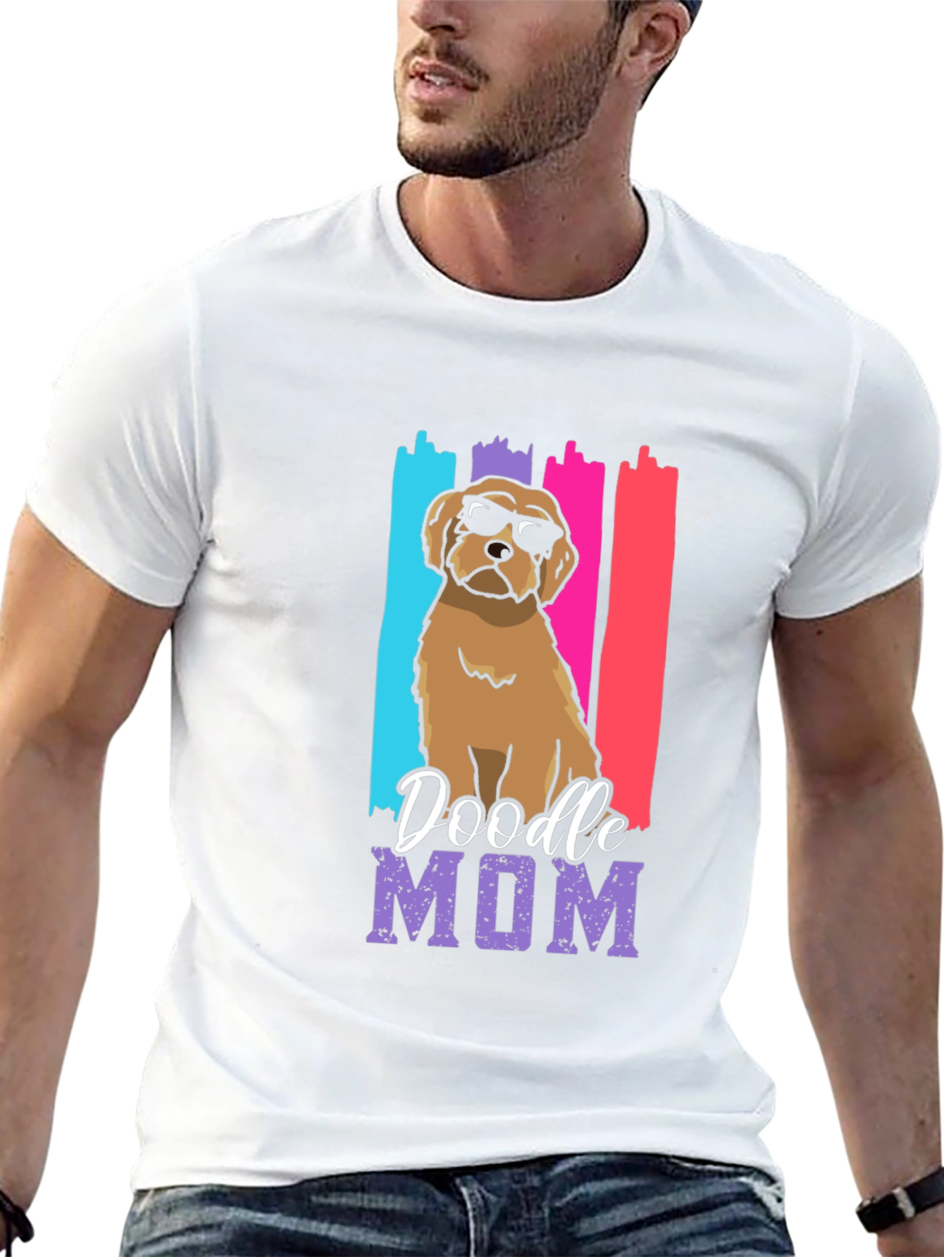 Doodle Mom Graphic T-Shirt - Cute Dog Lover Tee