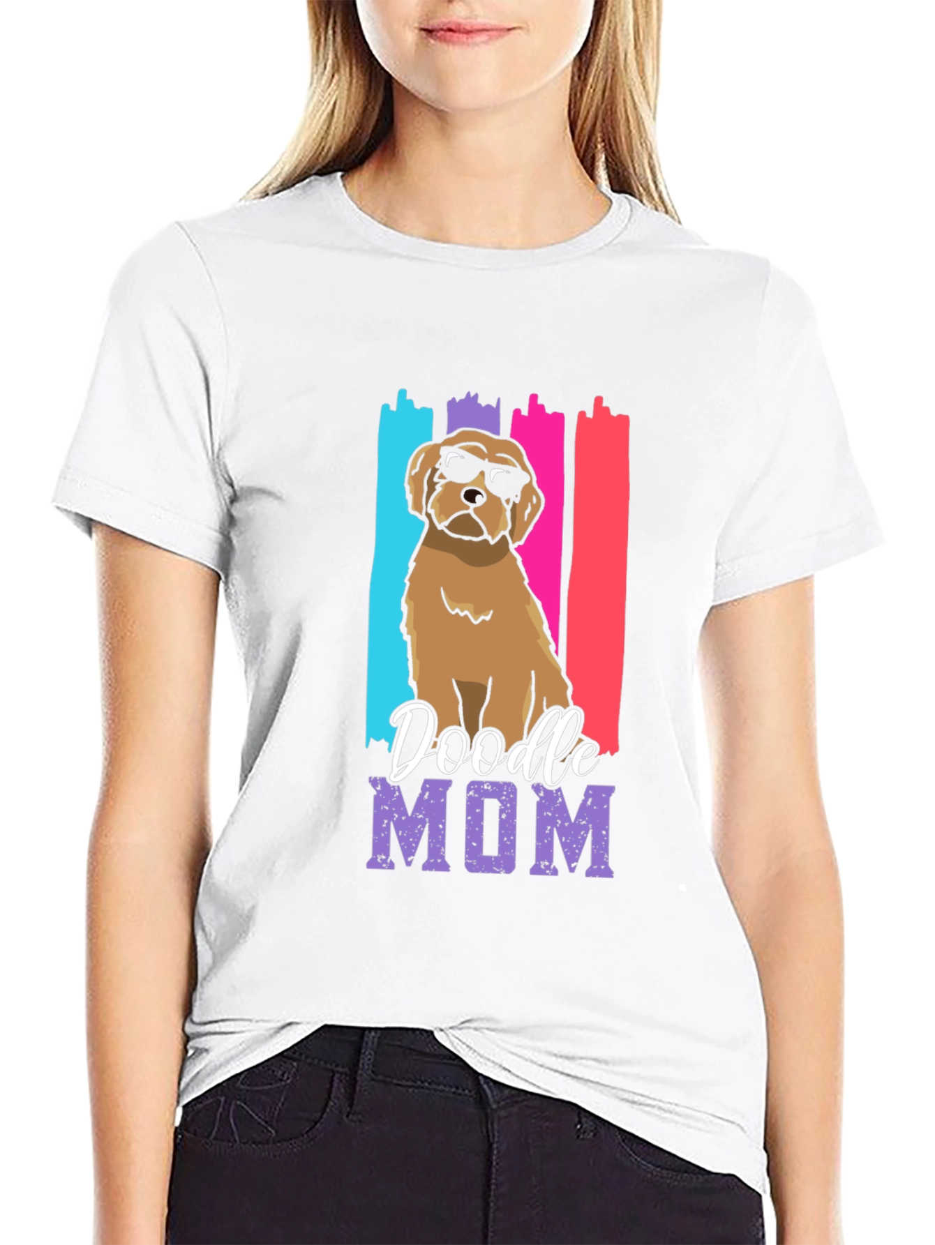 Doodle Mom Graphic T-Shirt - Cute Dog Lover Tee