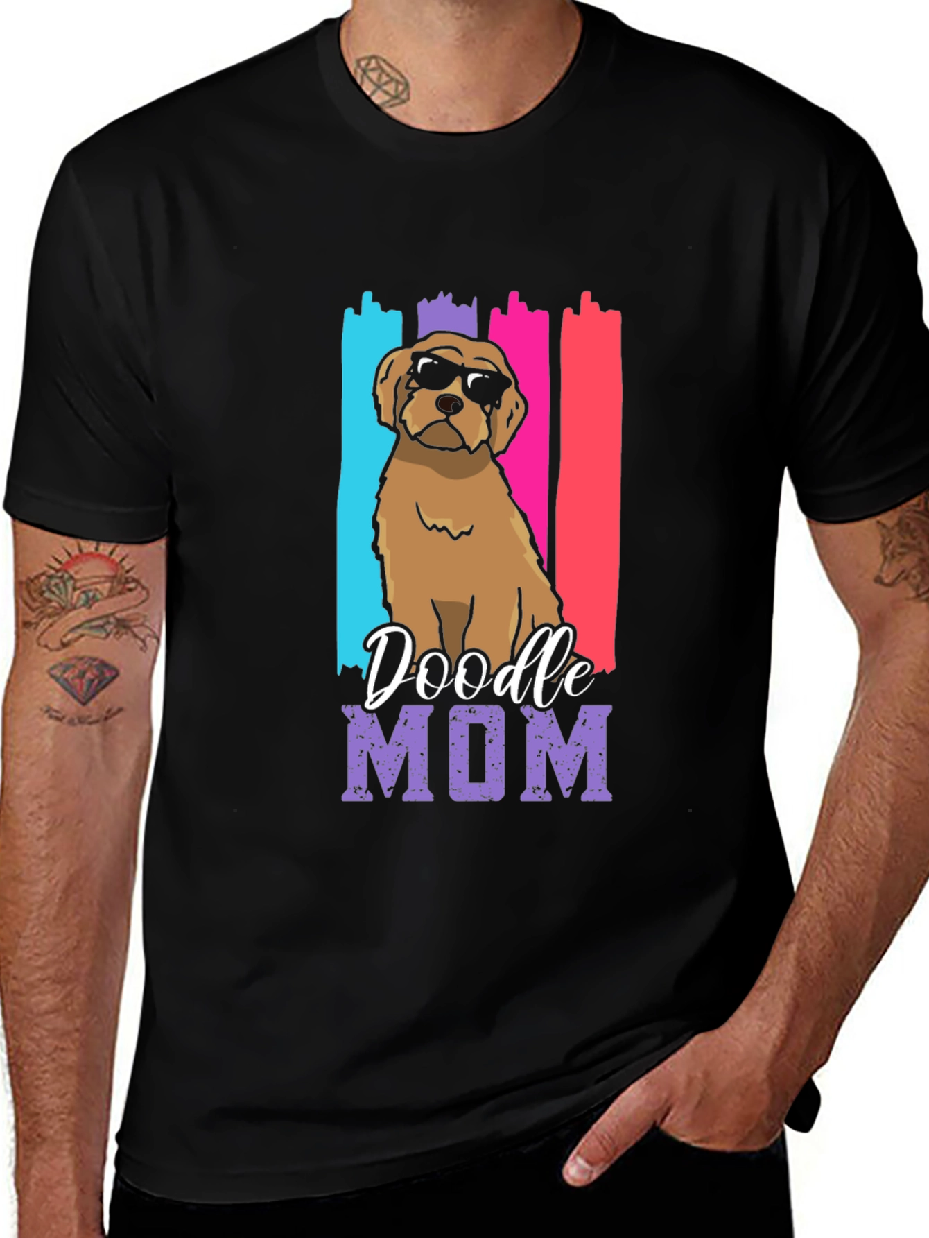 Doodle Mom Graphic T-Shirt - Cute Dog Lover Tee