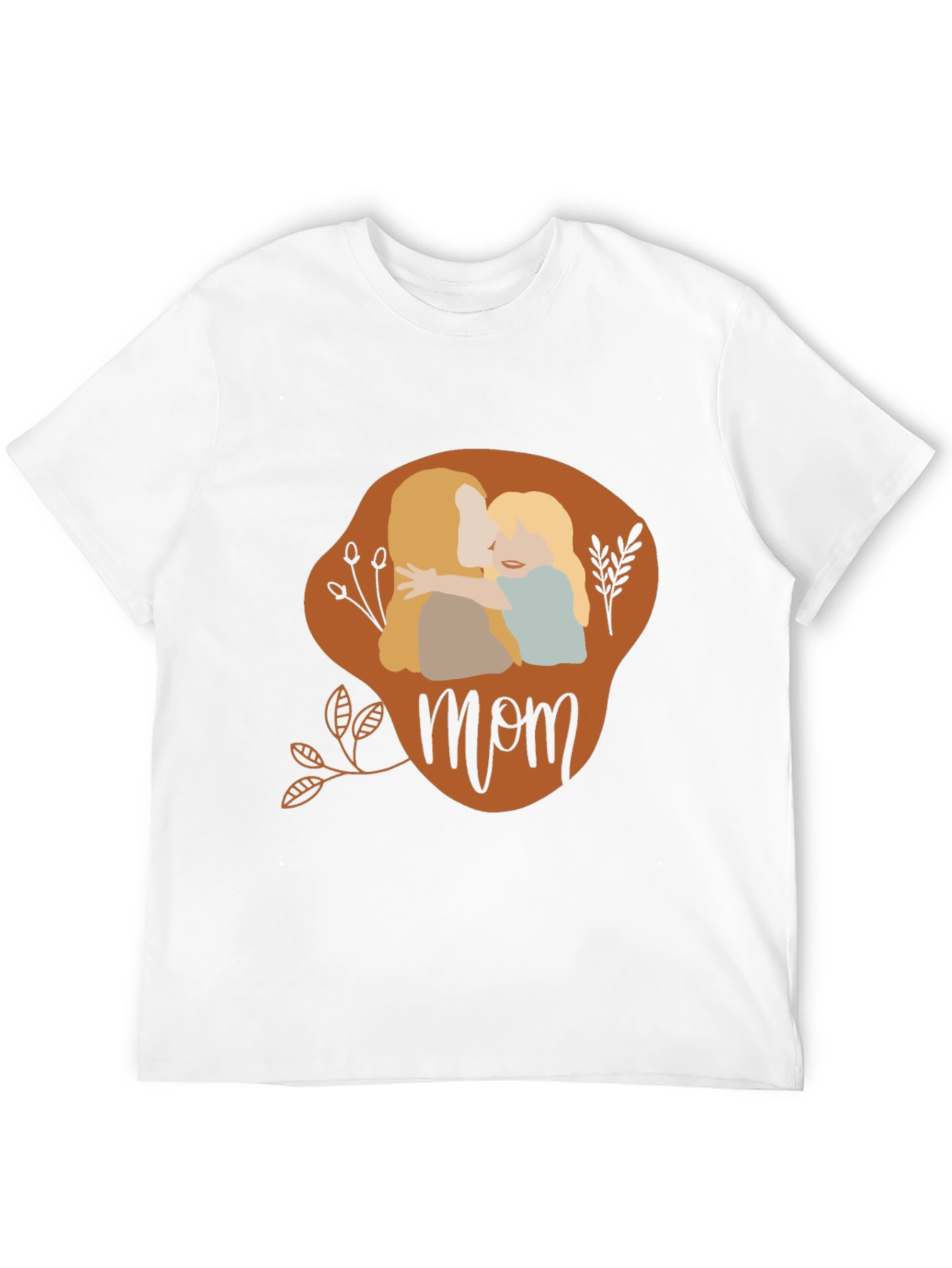 Mother and Child Mom Graphic Tee - Black