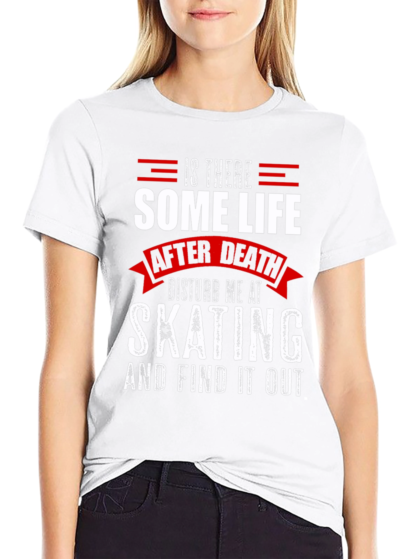 Is There Some Life After Death Skating T-Shirt